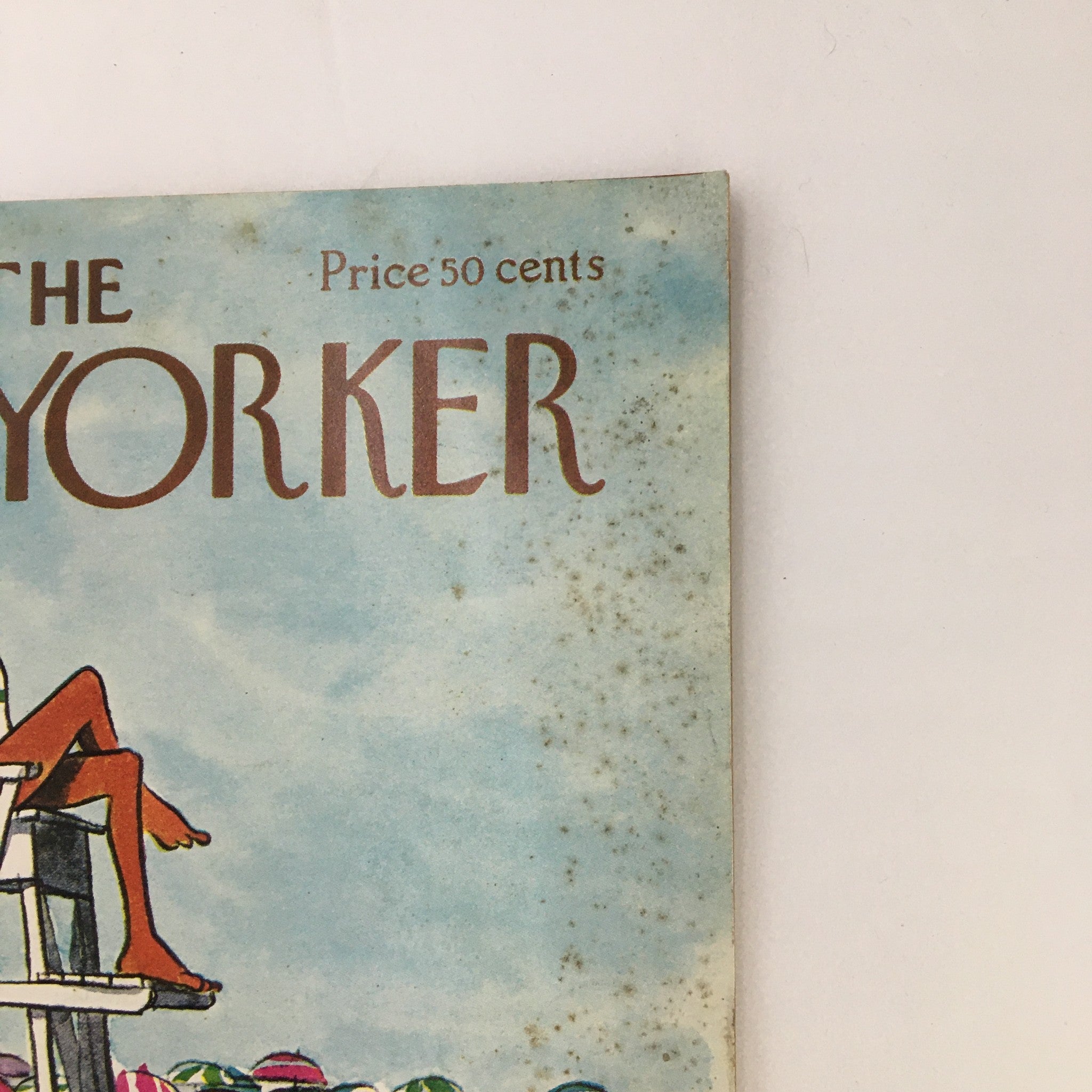 The New Yorker Magazine September 2 1972 Full Cover Theme by Charles Saxon