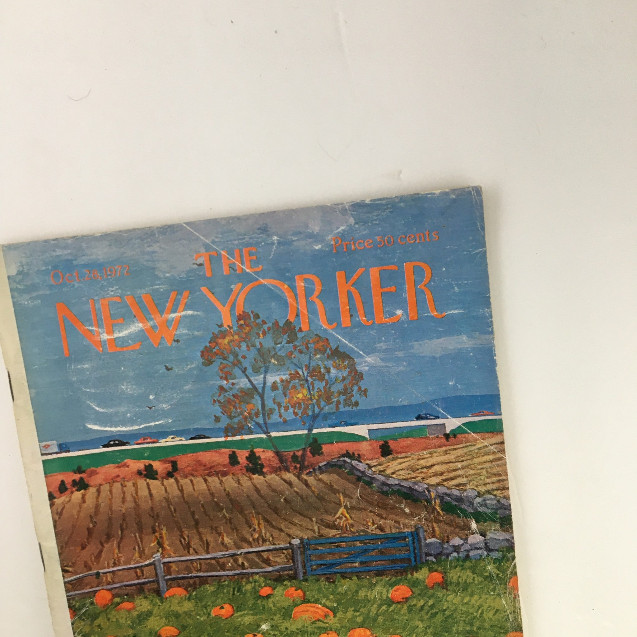 The New Yorker Magazine October 28 1972 All Hallows Theme by Albert Hubbell