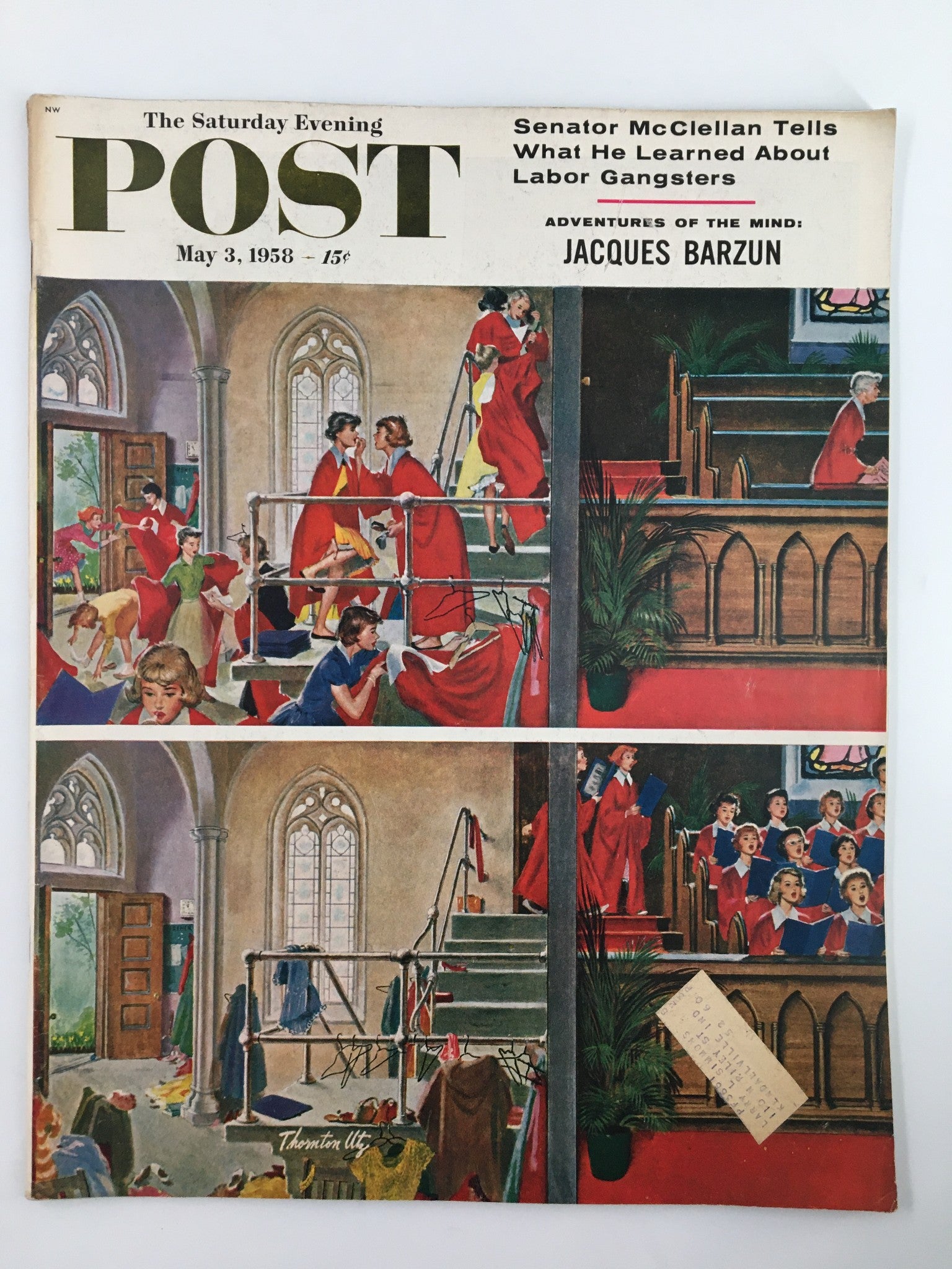 The Saturday Evening Post May 3 1958 Adventures of the Mind Jacques Barzun