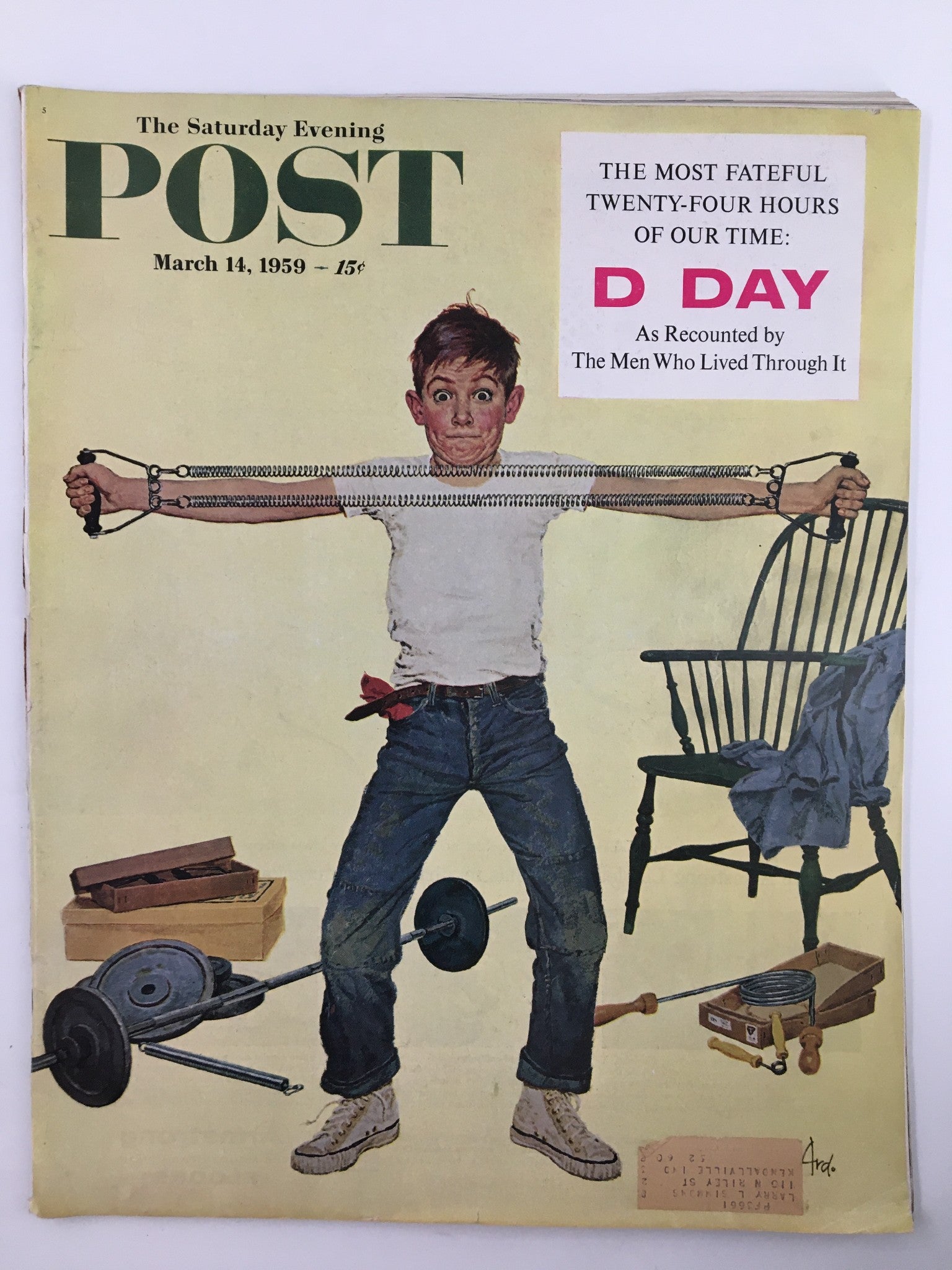 The Saturday Evening Post March 14 1959 D Day The Men Who Lived Through It