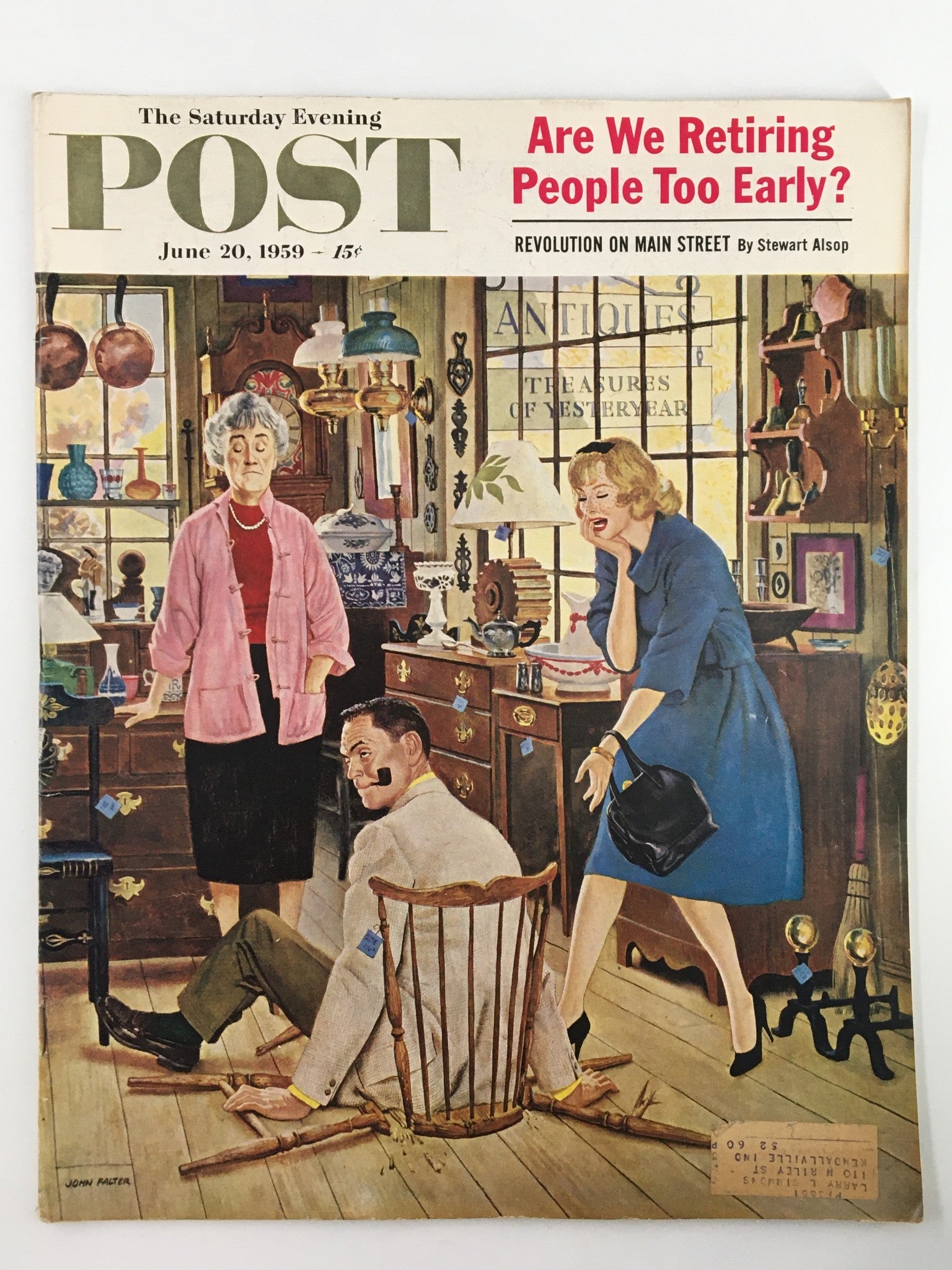 The Saturday Evening Post June 20 1959 Are We Retiring People Too Early?