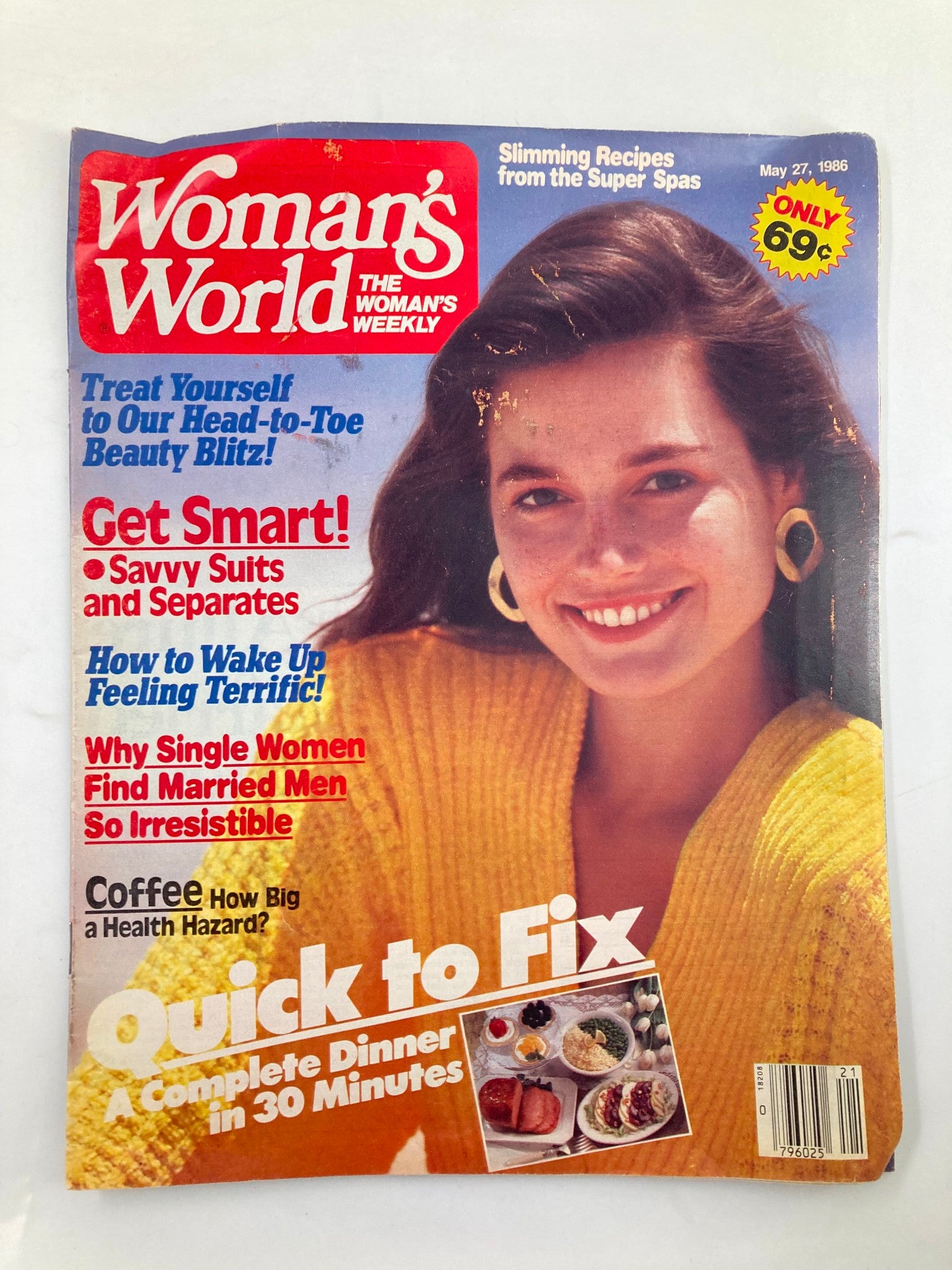 Woman's World Magazine May 27 1986 How To Wake Up Feeling Terrific No Label