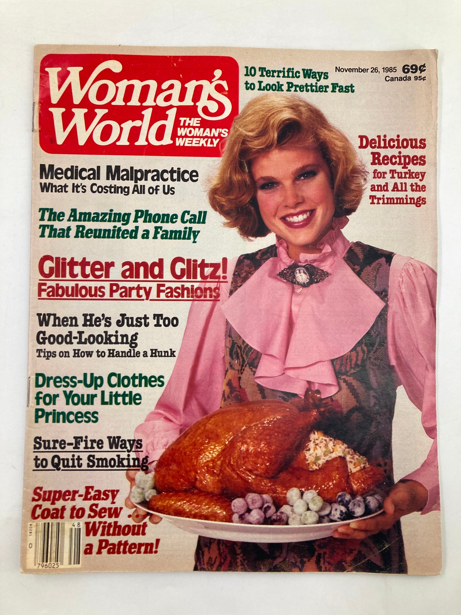 Woman's World Magazine November 26 1985 Sure-Fire Ways To Quit Smoking No Label