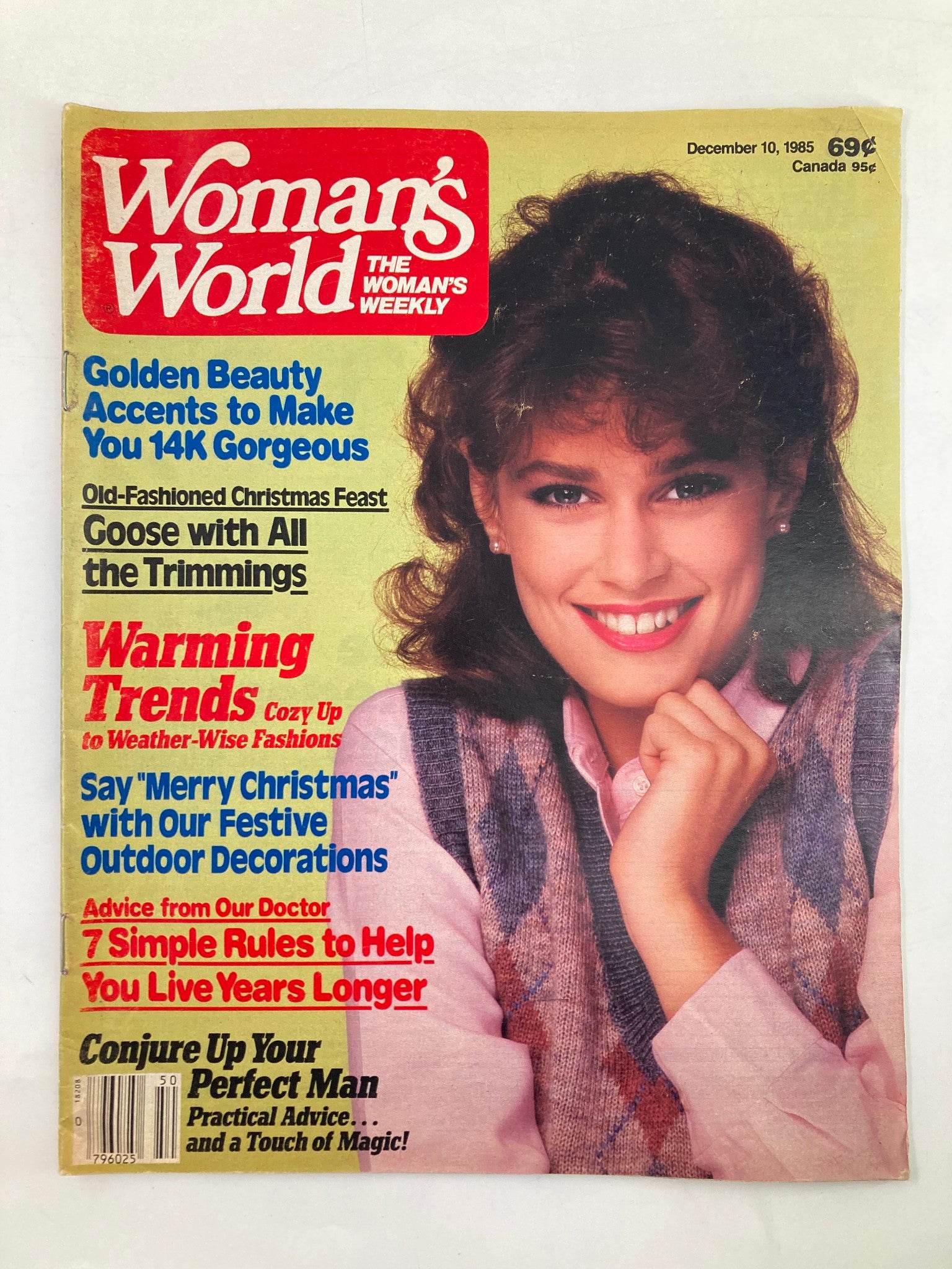 Woman's World Magazine December 10 1985 Conjure Up Your Perfect Man No Label