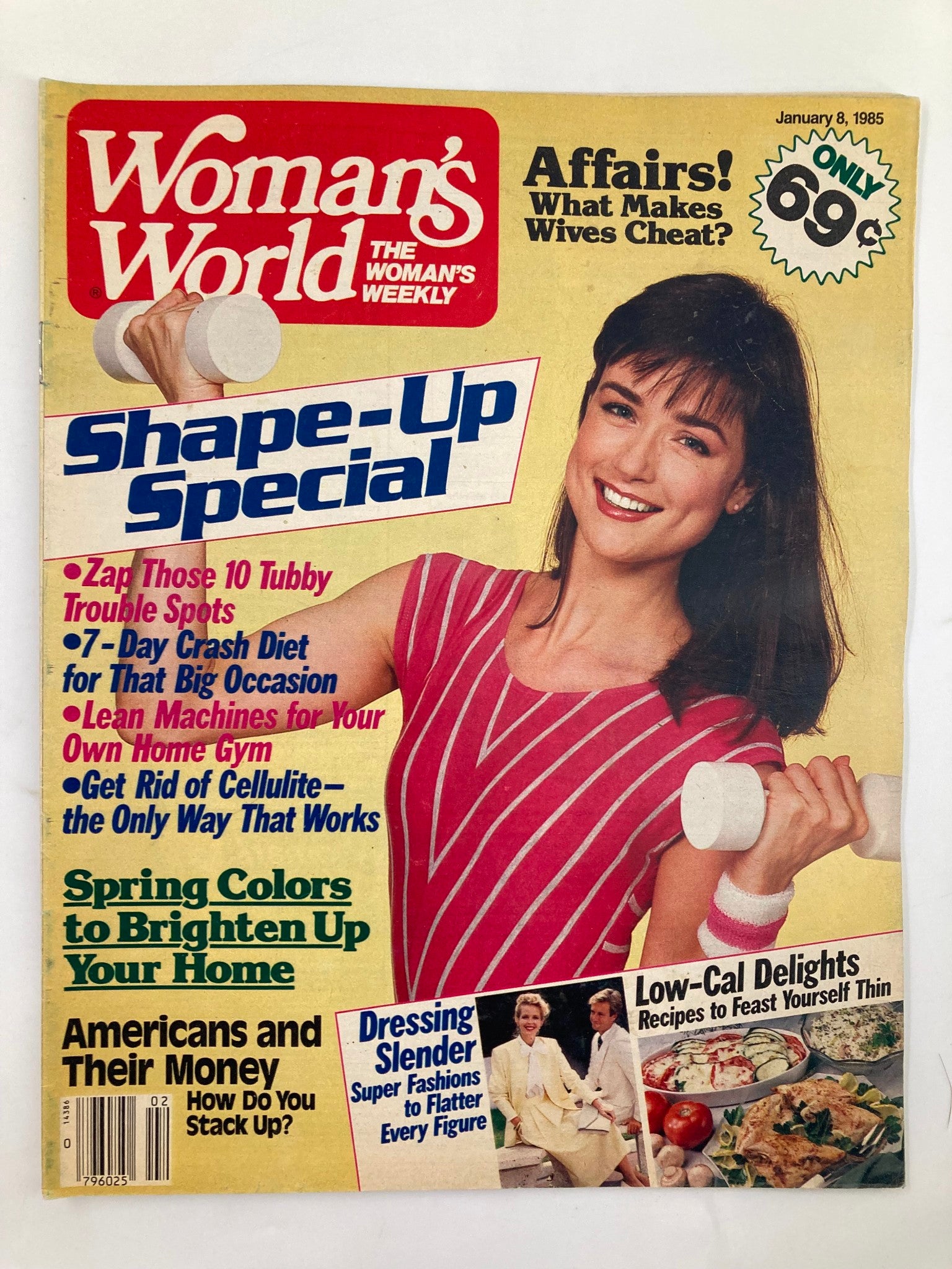 Woman's World Magazine January 8 1985 Americans and Their Money No Label