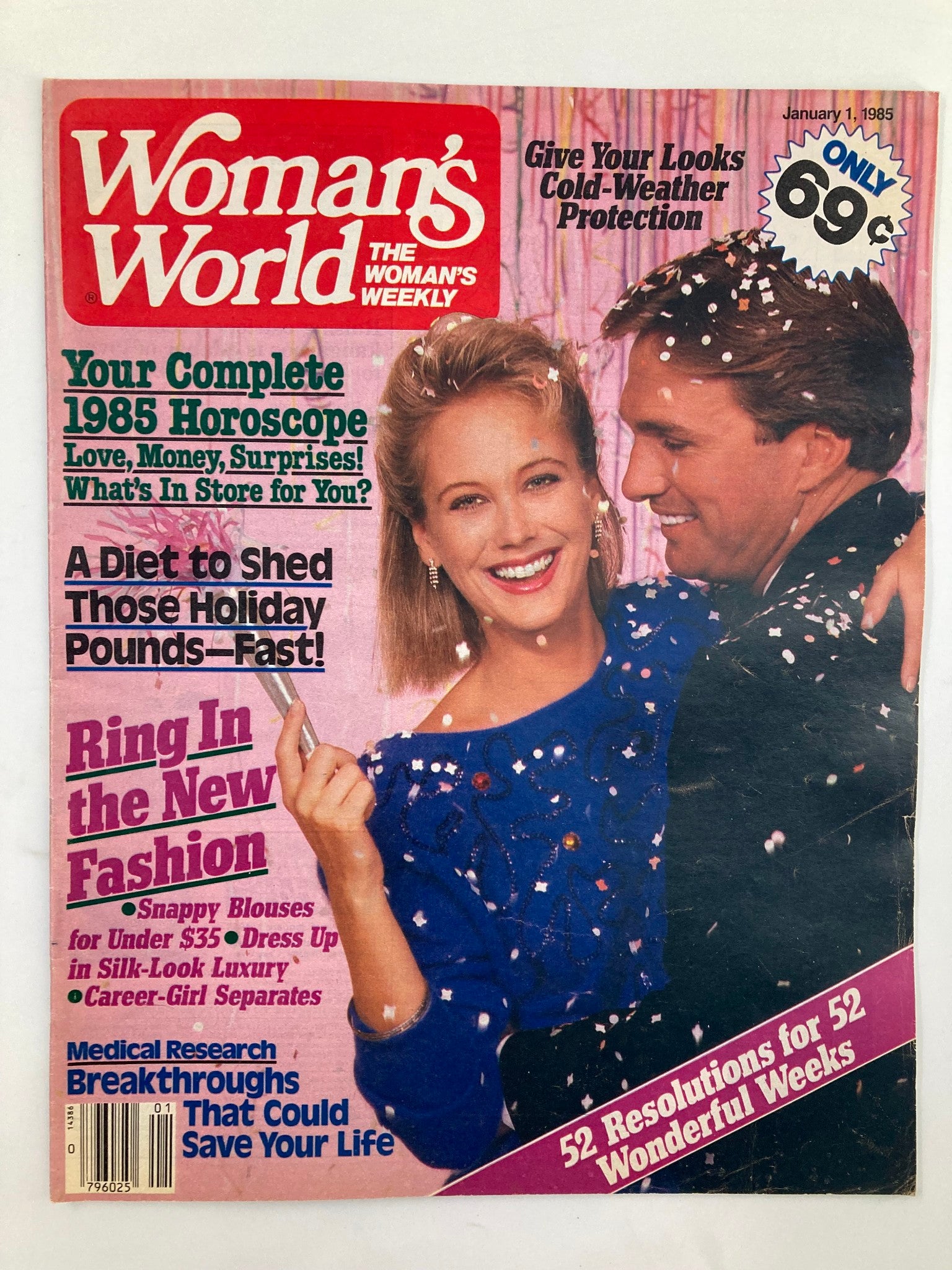 Woman's World Magazine January 1 1985 Ring in the New Fashion No Label