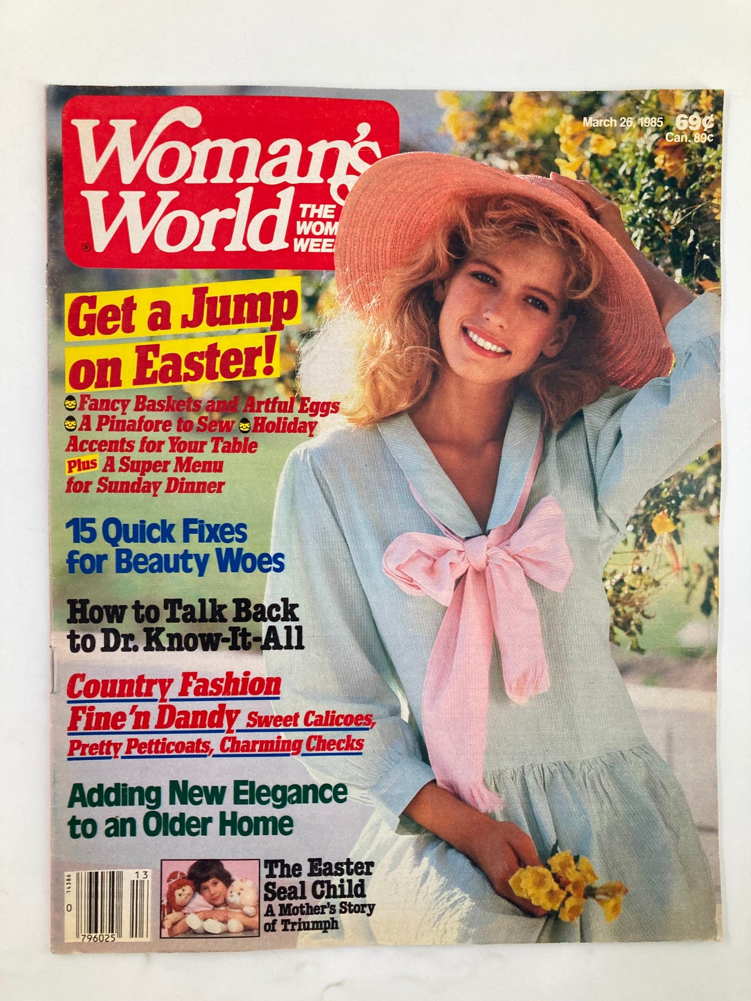 Woman's World Magazine March 26 1985 The Easter Seal Child No Label