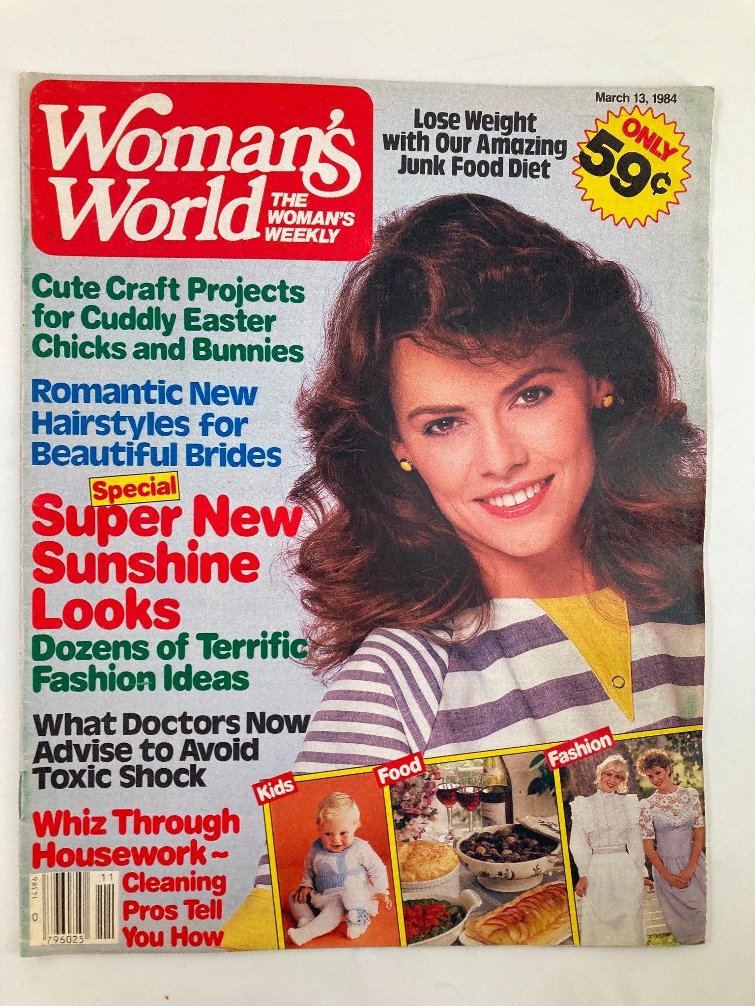 Woman's World Magazine March 13 1984 Super New Sunshine Looks No Label