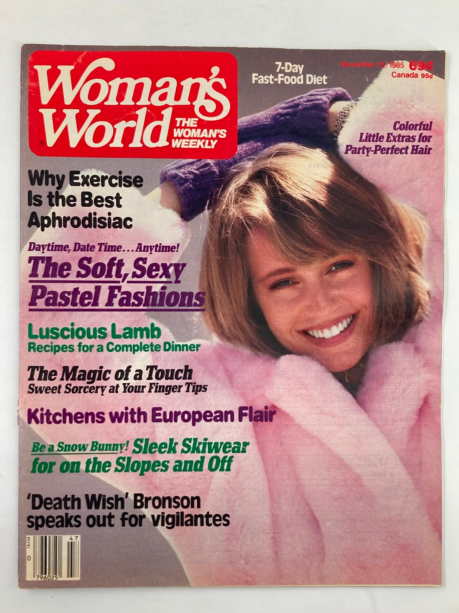 Woman's World Magazine November 19 1985 The Magic of a Touch No Label