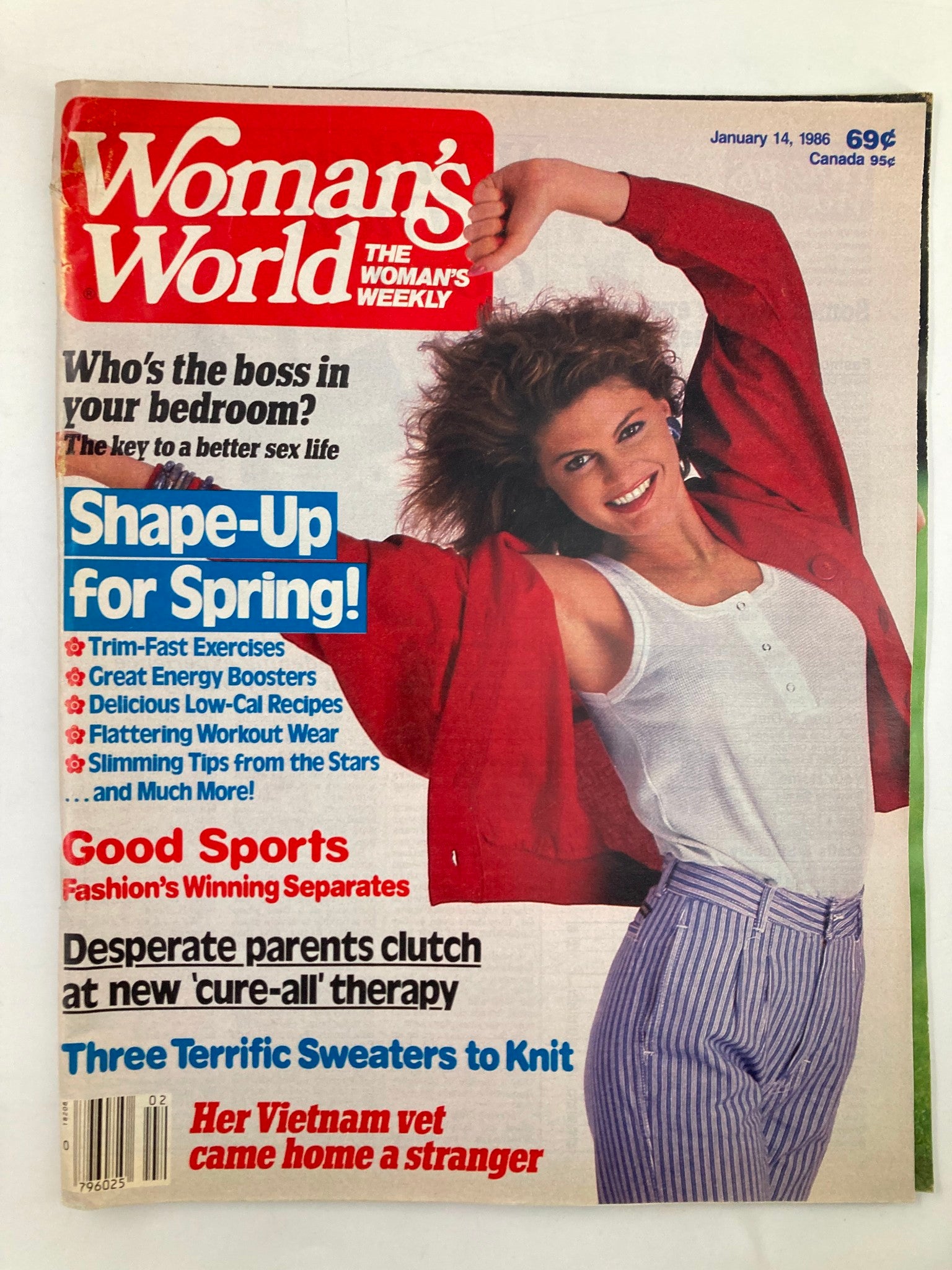 Woman's World Magazine January 14 1986 Hook, Line and Slender No Label