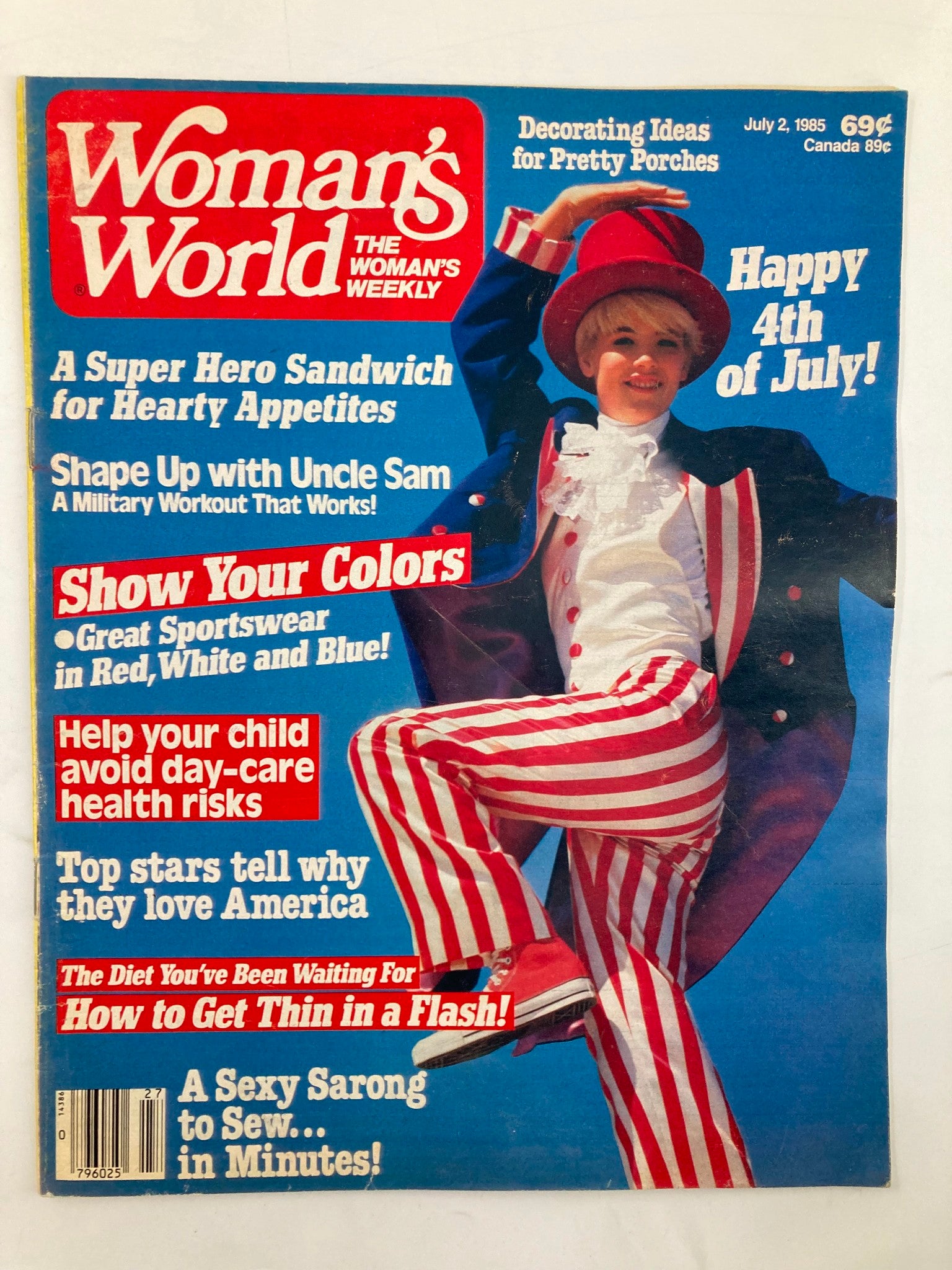 Woman's World Magazine July 2 1985 Avoid Day-Care Health Risks No Label