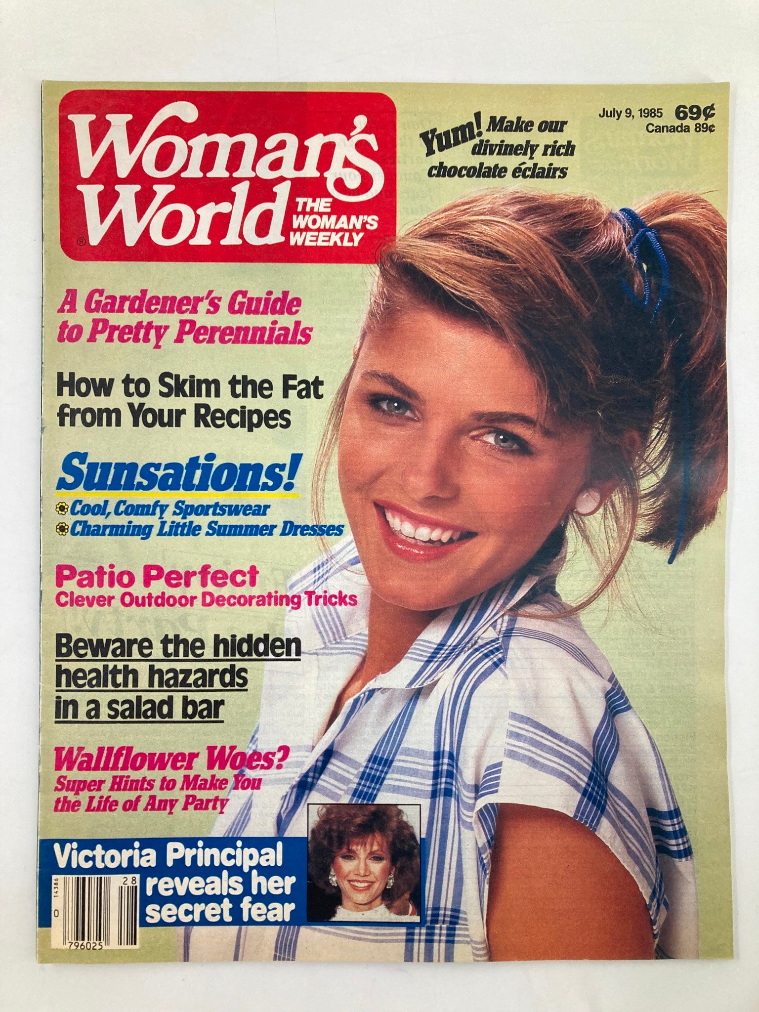 Woman's World Magazine July 9 1985 Death of a Cheerleader No Label