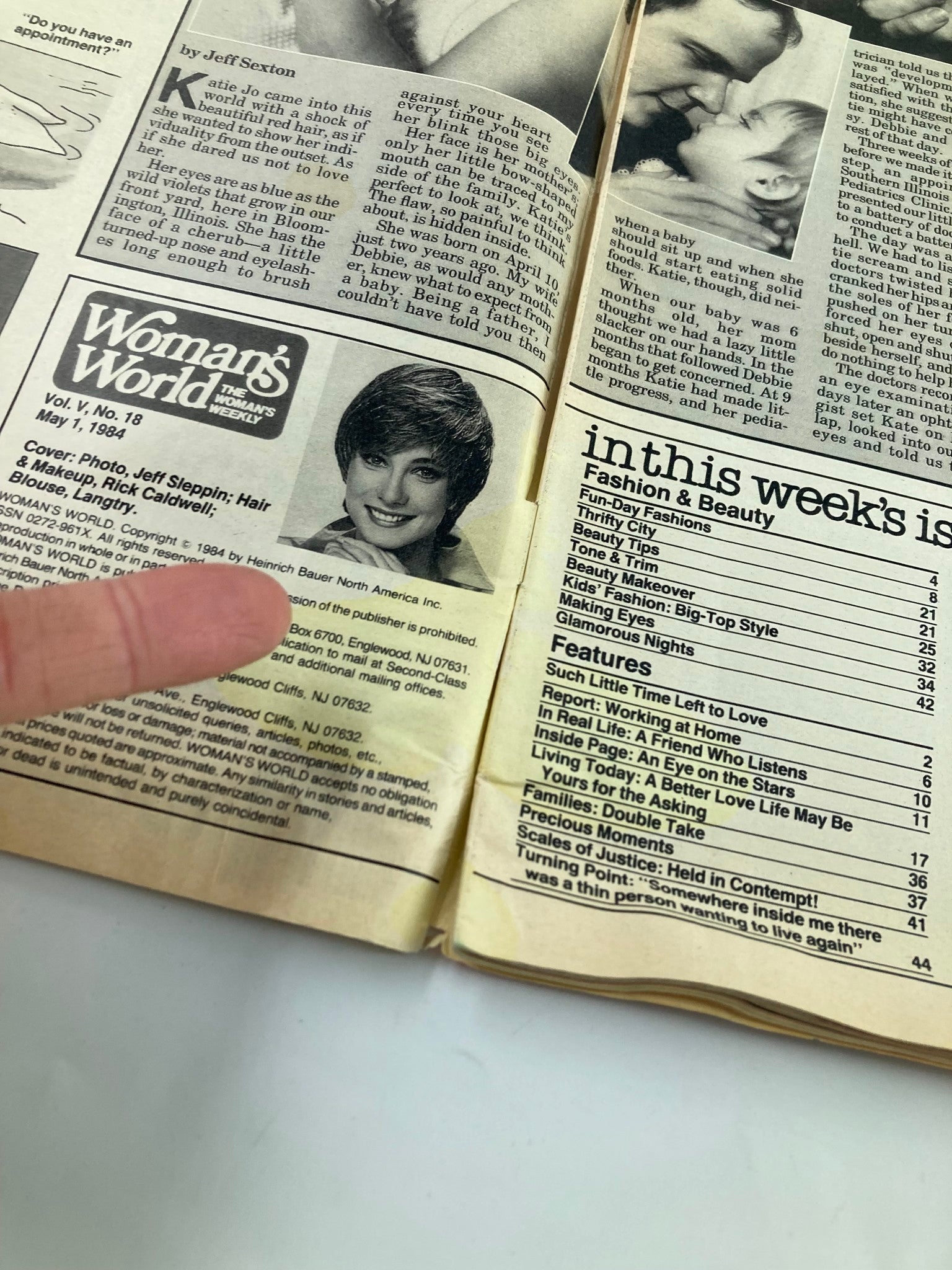 Woman's World Magazine May 1 1984 So Little Time Left To Love No Label