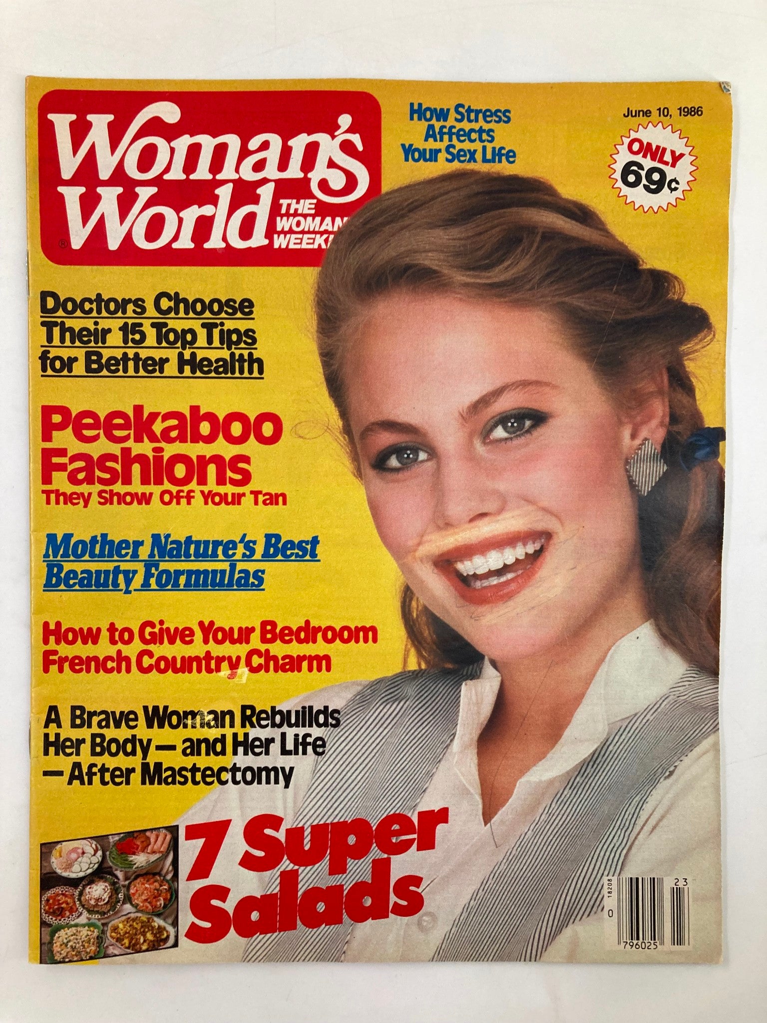 Woman's World Magazine June 10 1986 Her Life After Mastectomy No Label