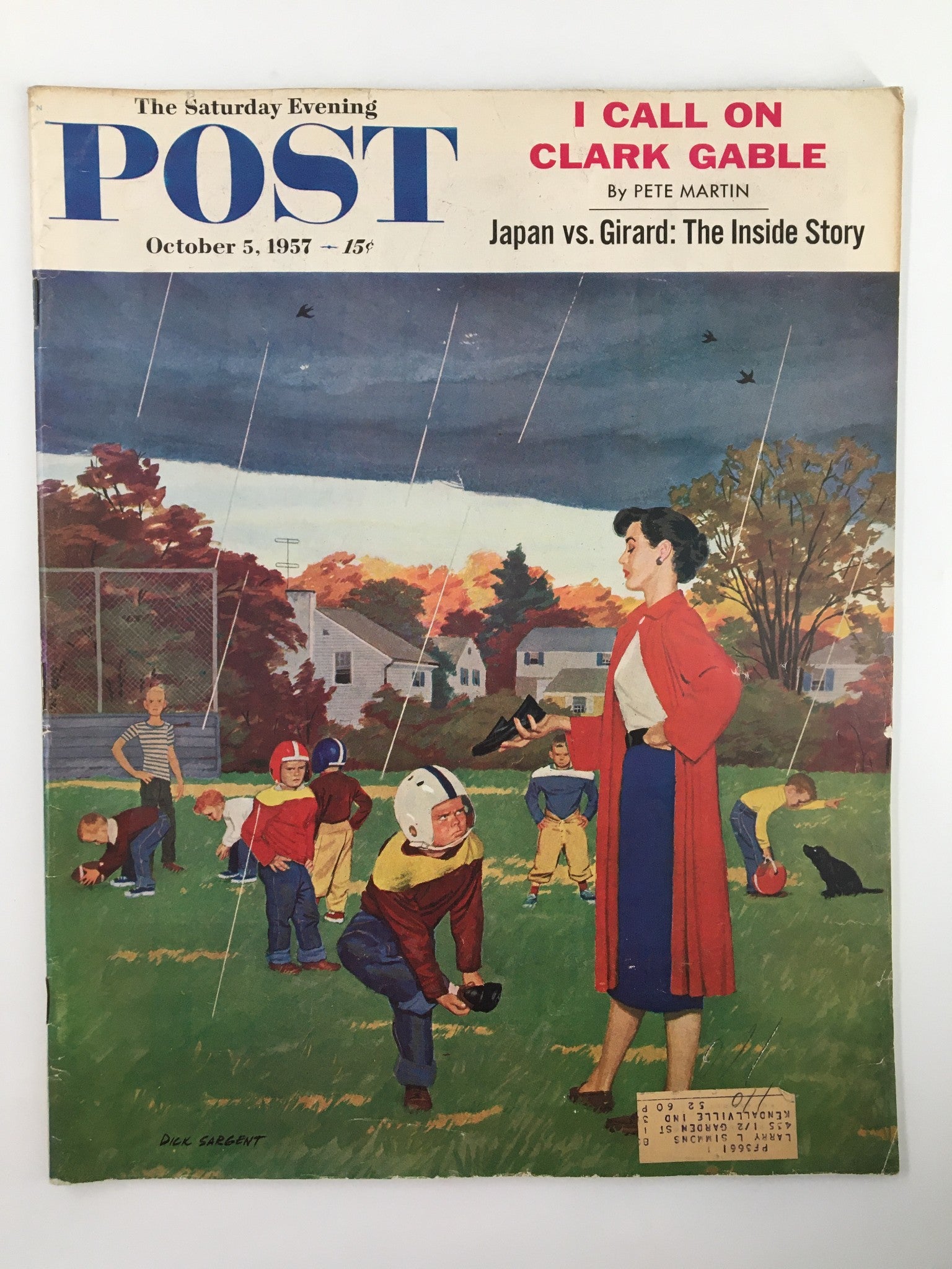 The Saturday Evening Post October 5 1957 Japan vs Girard The Inside Story