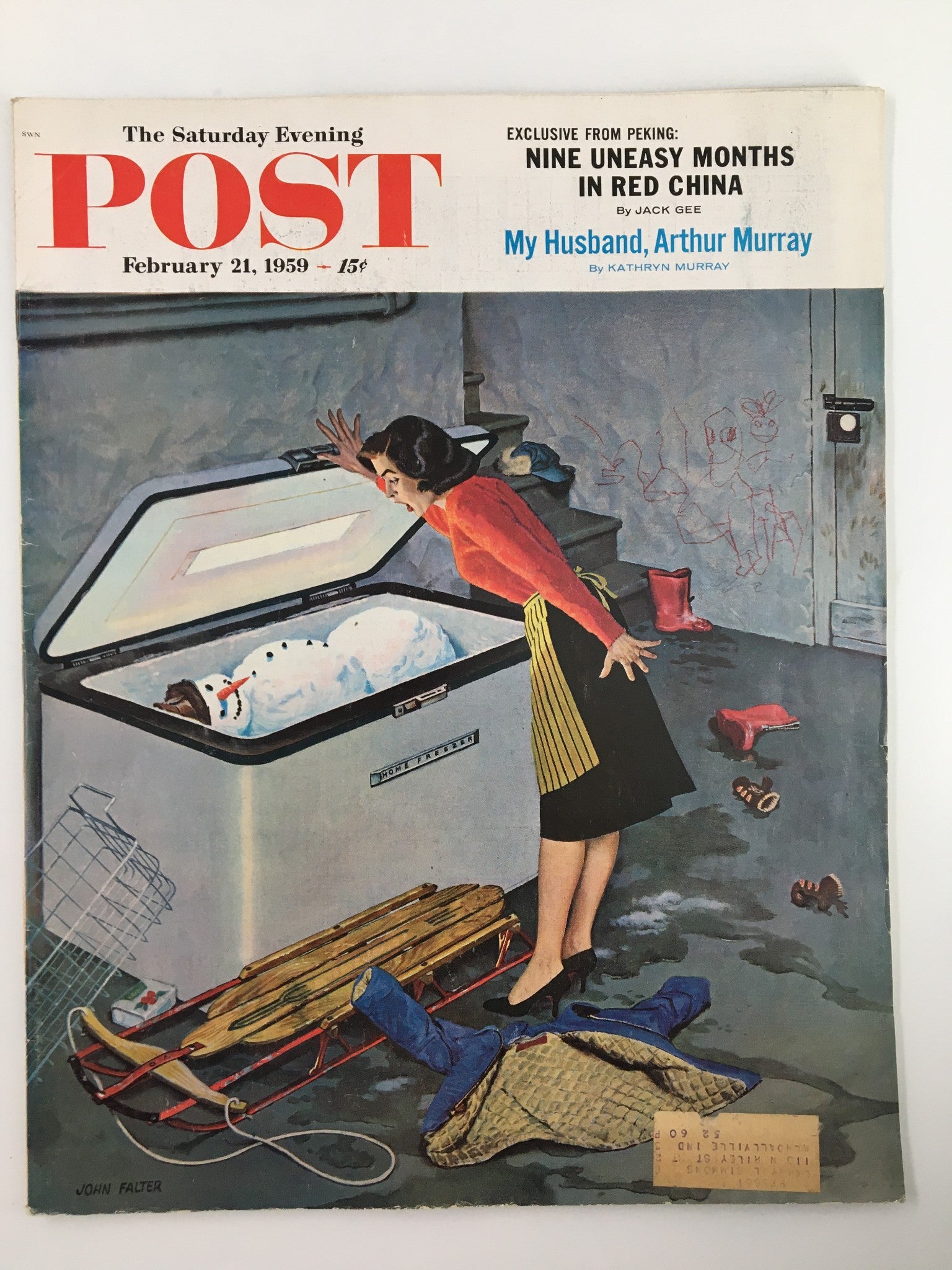 The Saturday Evening Post February 21 1959 Nine Uneasy Months in Red China