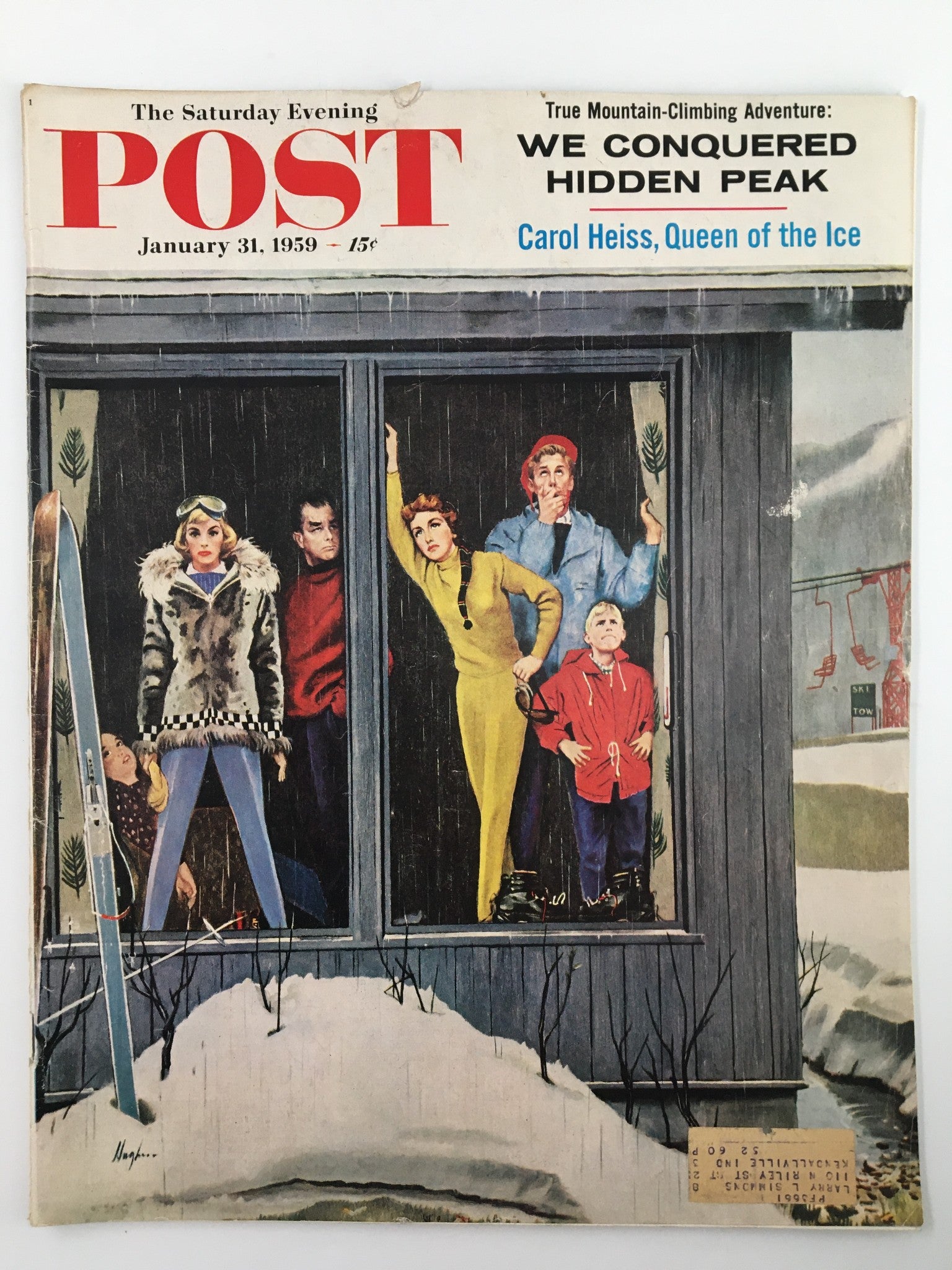 The Saturday Evening Post January 31 1959 Carol Heiss, Queen of the Ice