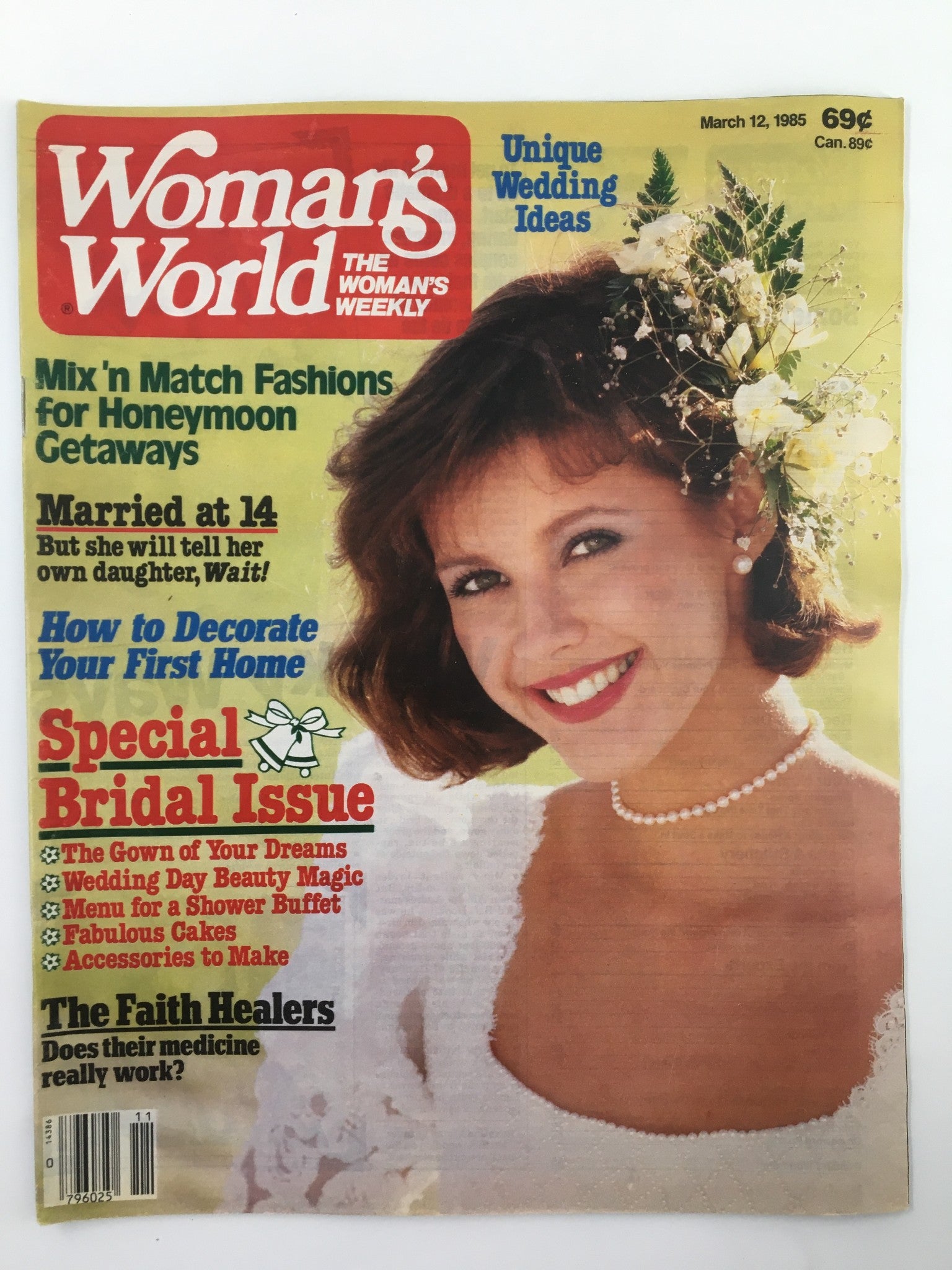 Woman's World Magazine March 12 1985 The Faith Healers No Label