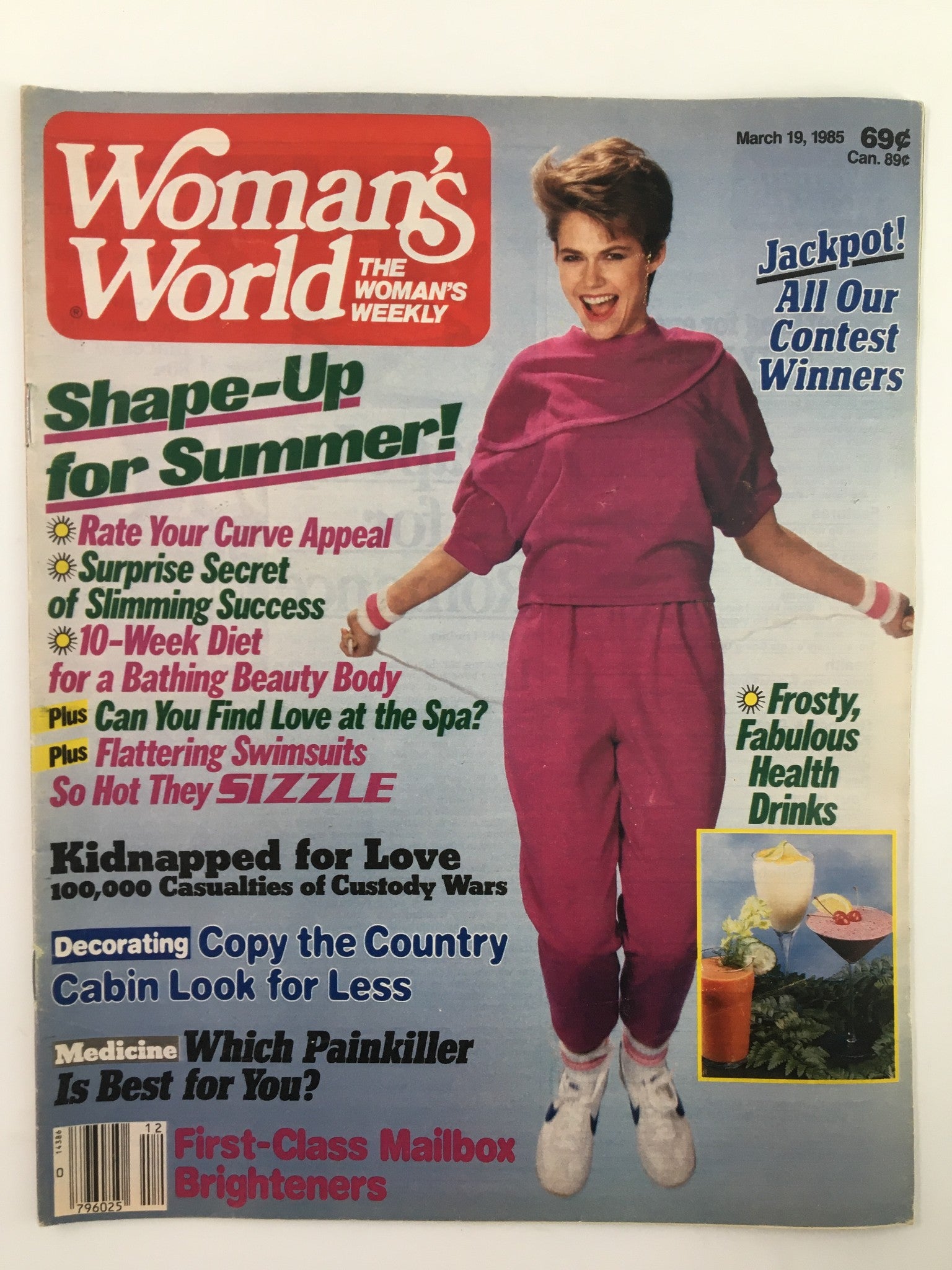 Woman's World Magazine March 19 1985 Kidnapped for Love No Label