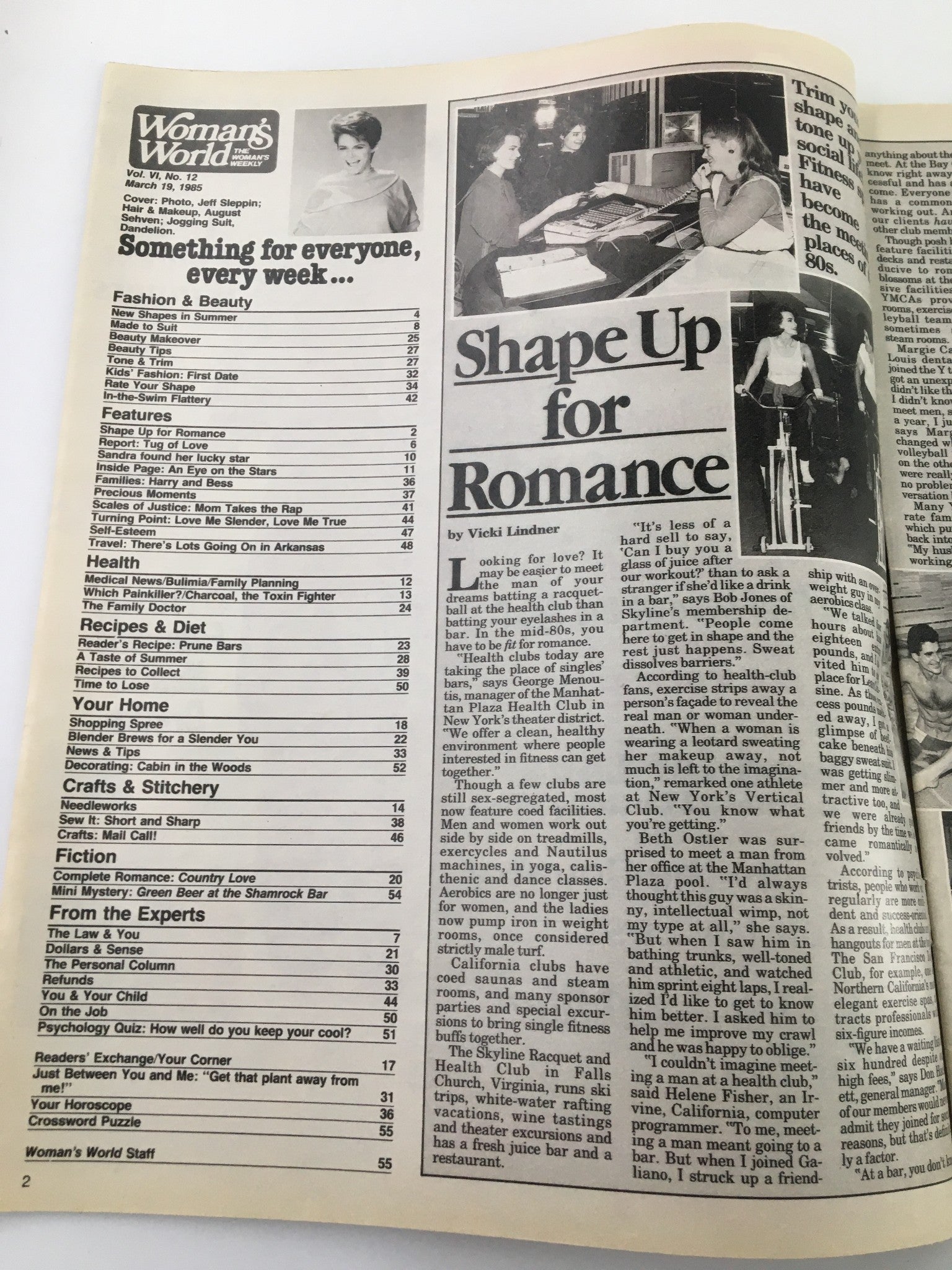 Woman's World Magazine March 19 1985 Kidnapped for Love No Label