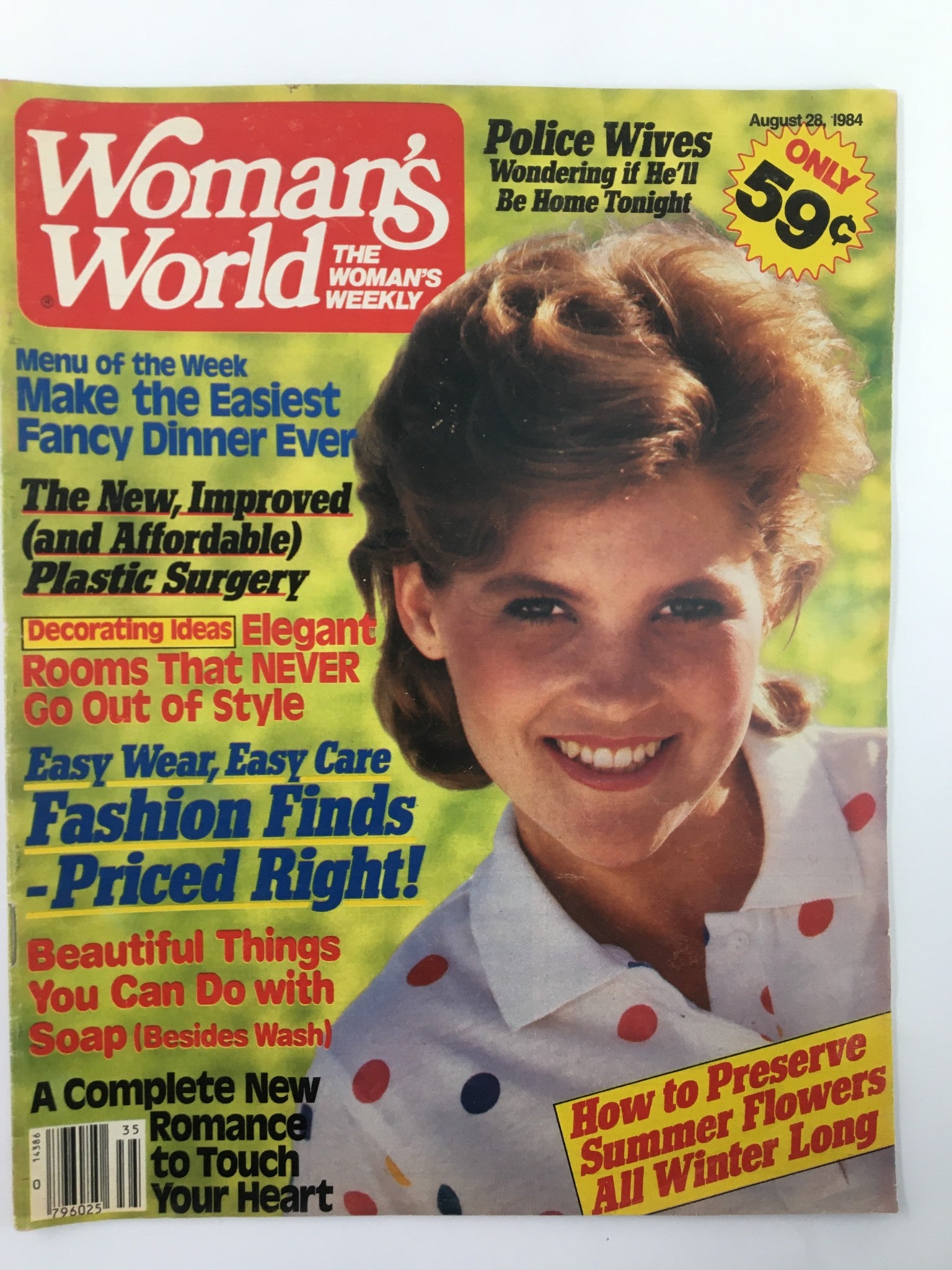 Woman's World Magazine August 28 1984 Beautiful Things To Do with Soap No Label