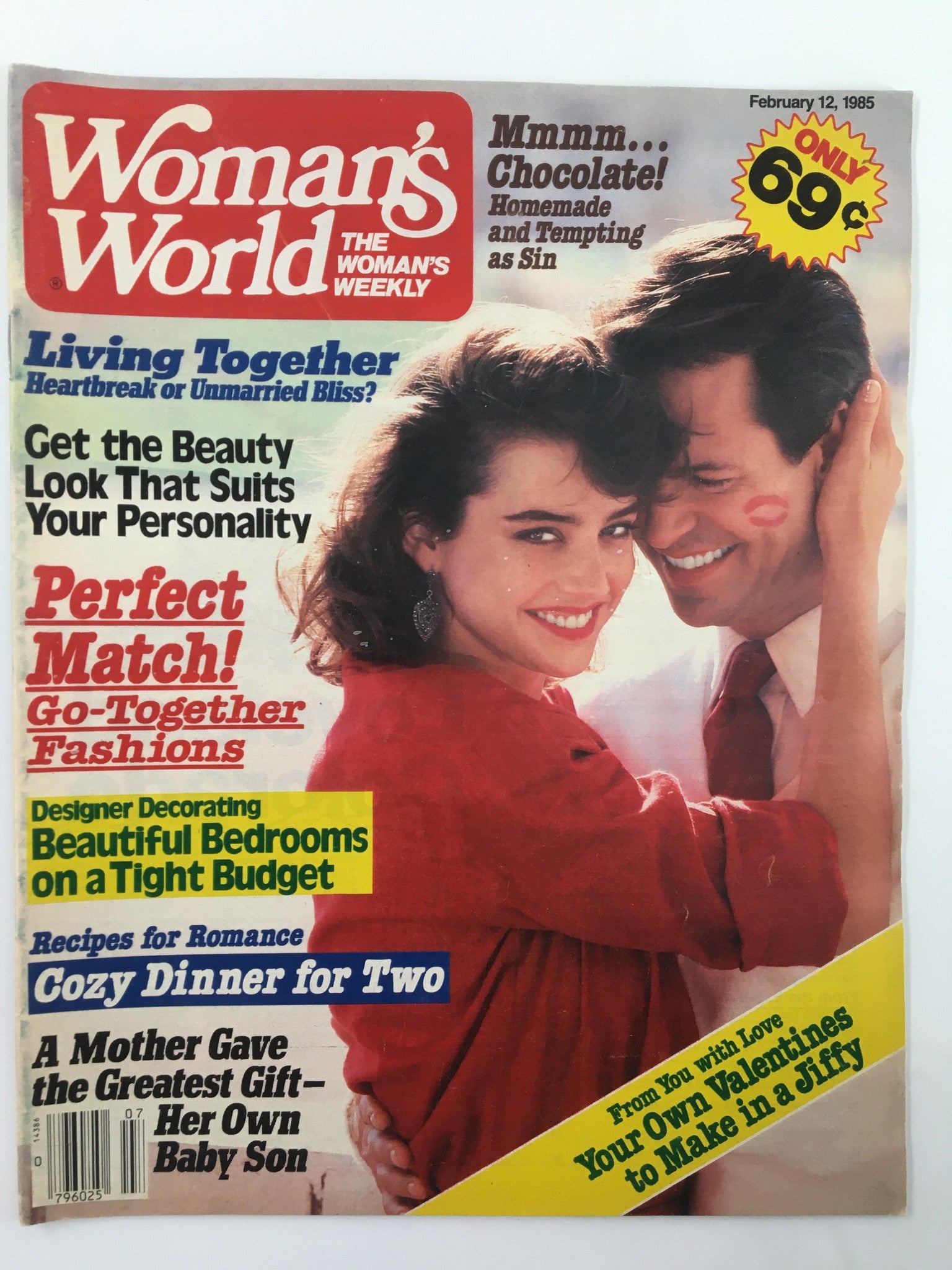 Woman's World Magazine February 12 1985 Living Together Heartbreak Love No Label