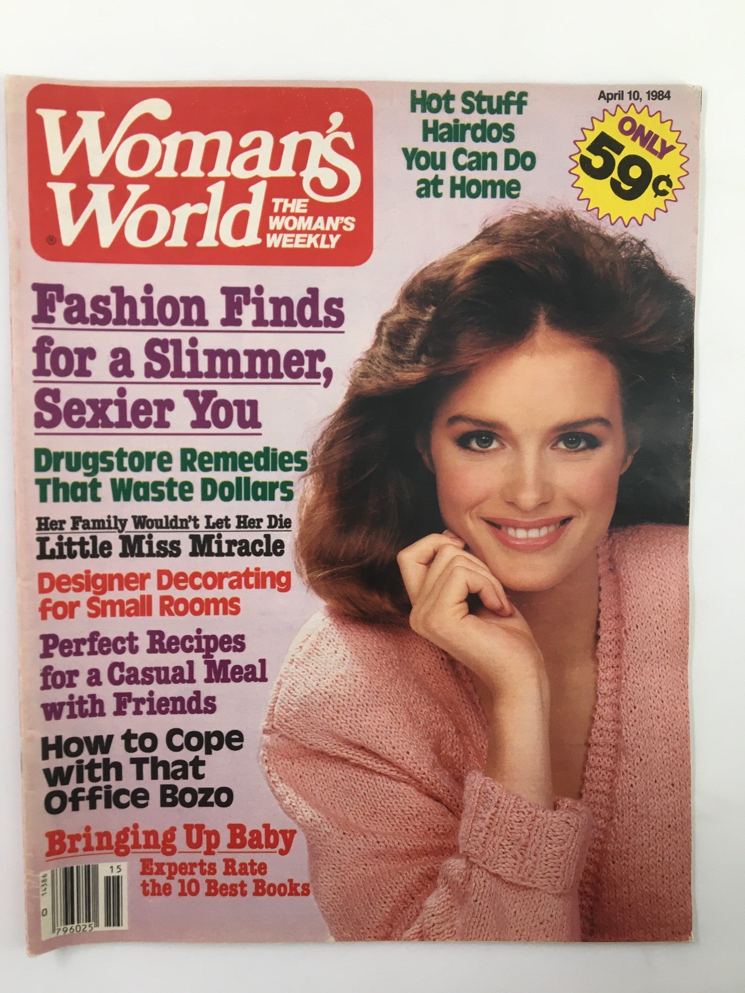 Woman's World Magazine April 10 1984 How To Cope w That Office Bozo No Label