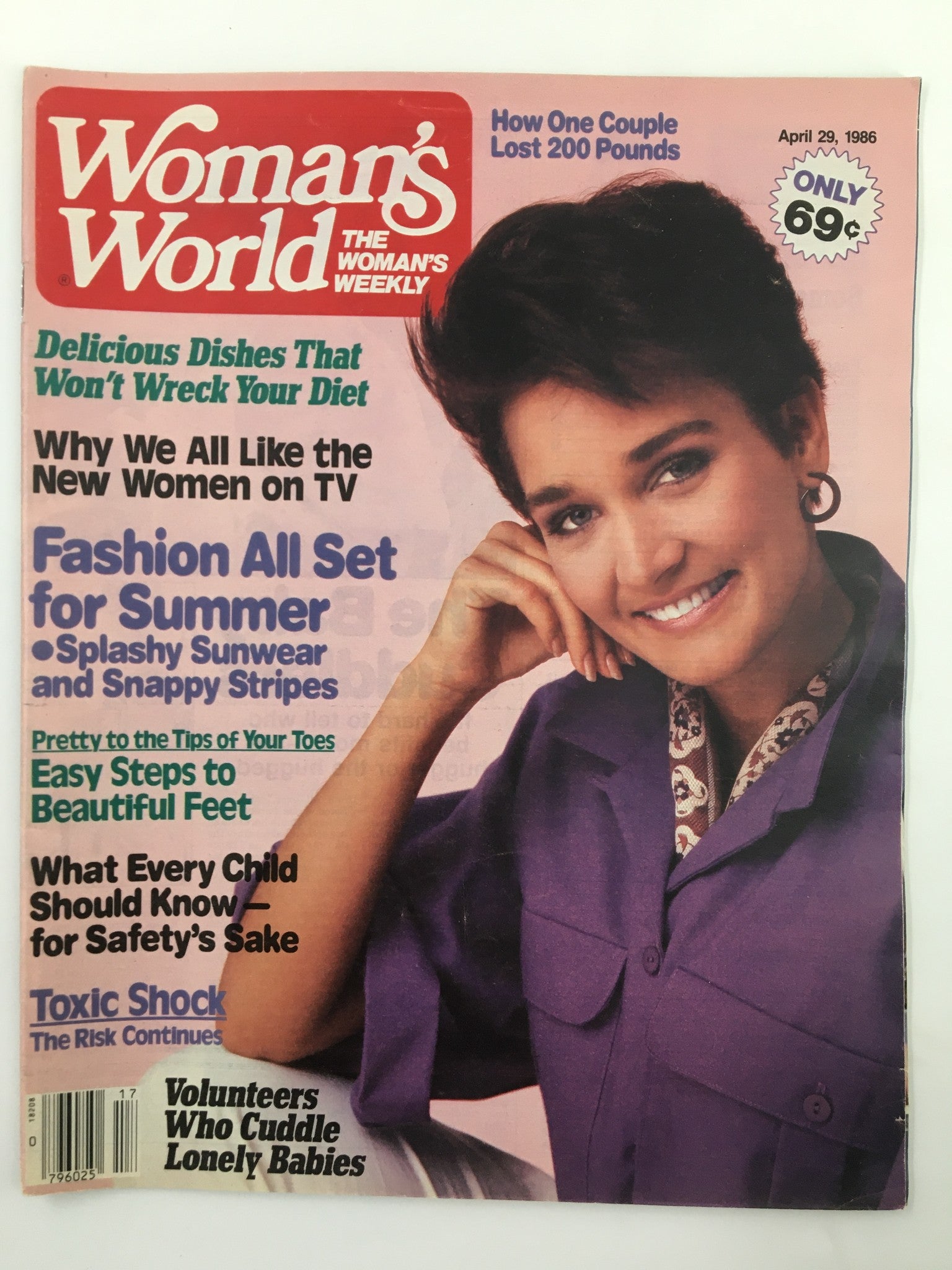 Woman's World Magazine April 29 1986 Volunteer Who Cuddle Lonely Babies No Label