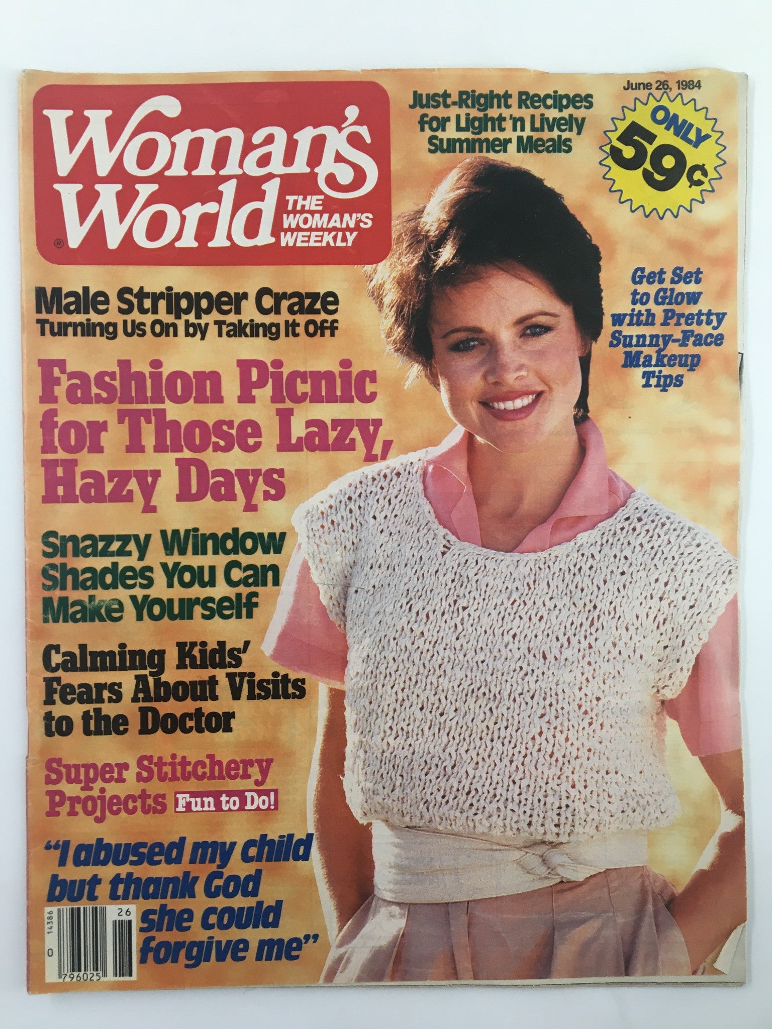 Woman's World Magazine June 26 1984 Super Stitchery Projects No Label