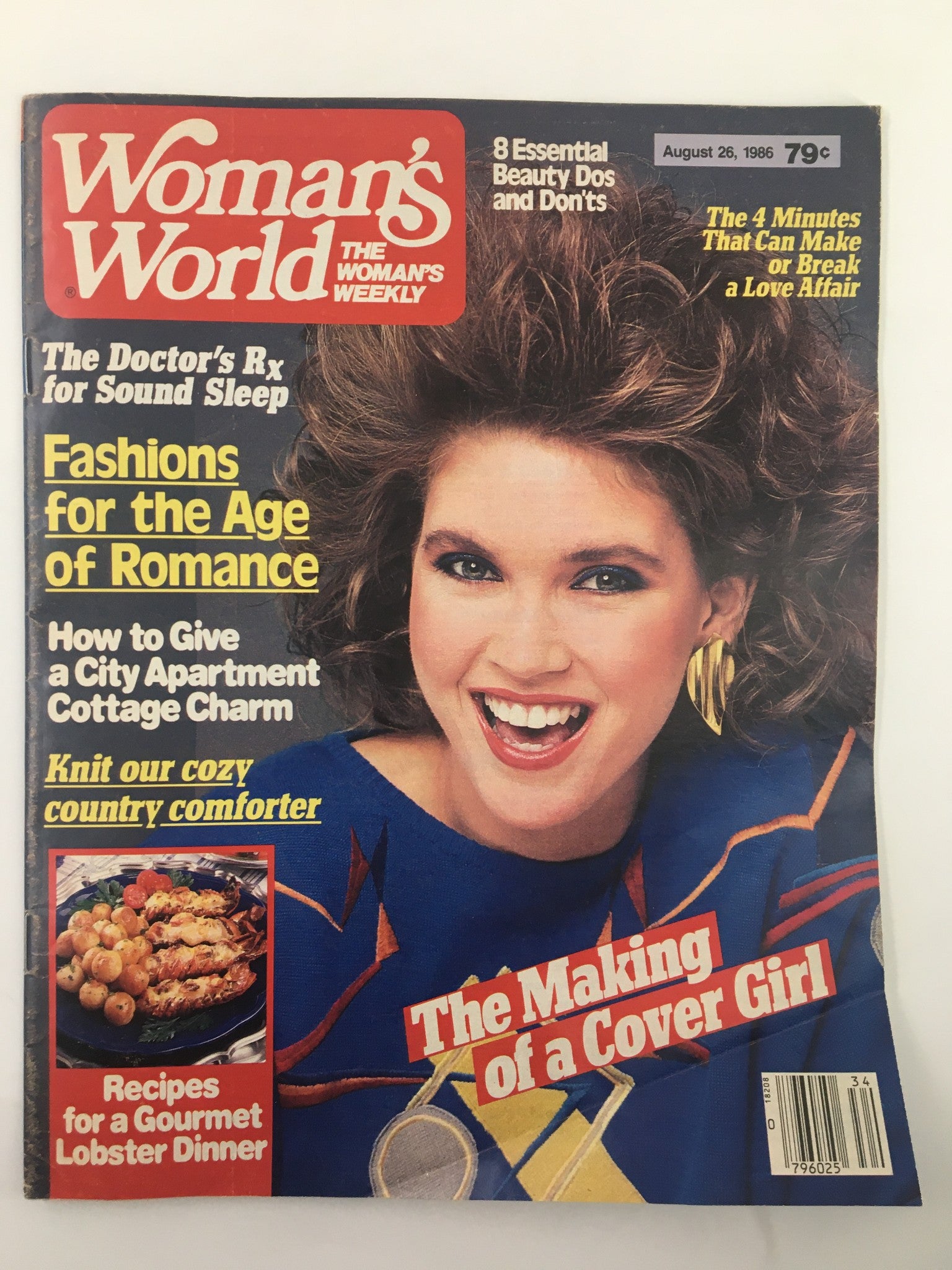 Woman's World Magazine August 26 1986 The Making of a Cover Girl No Label