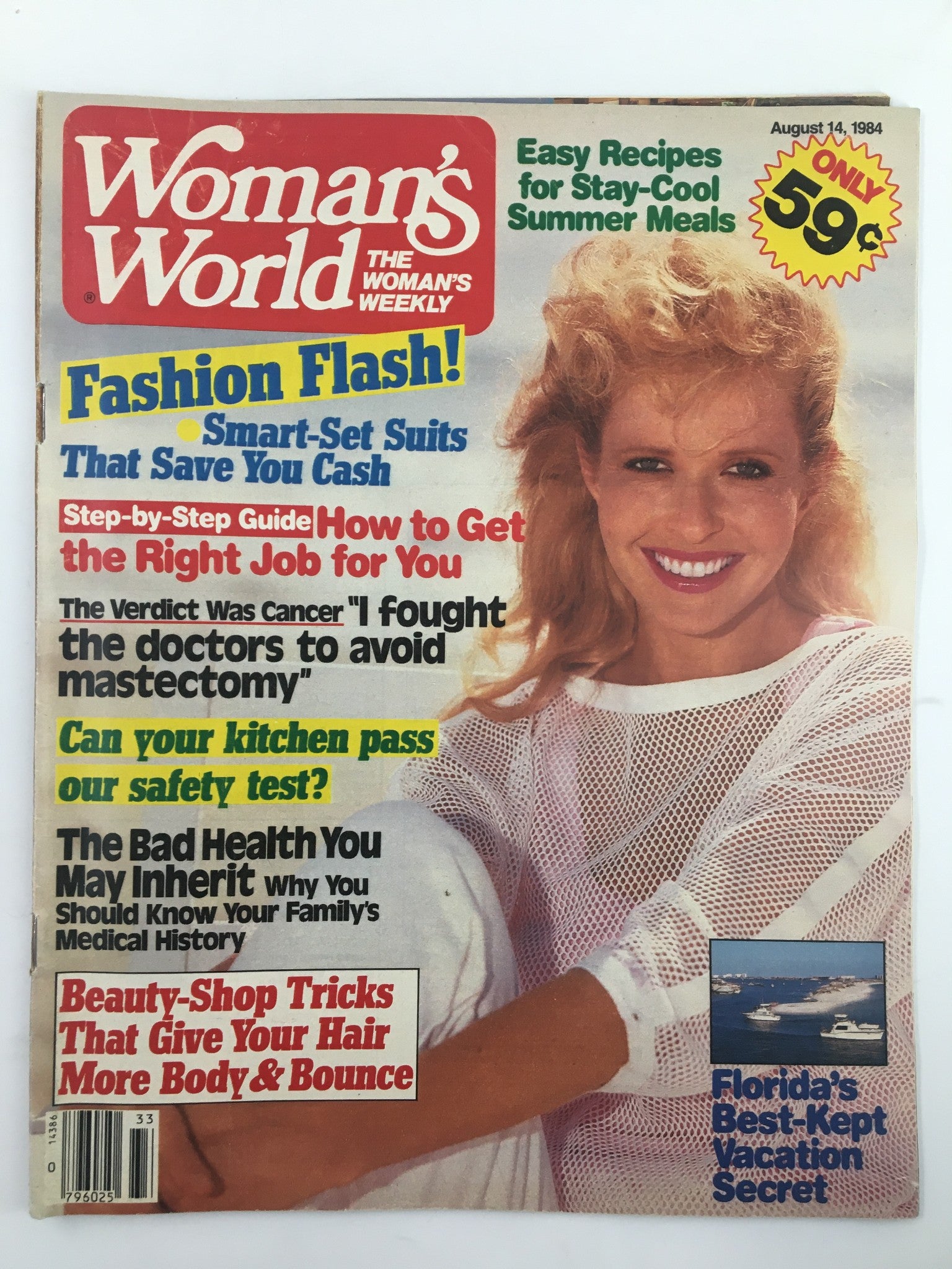 Woman's World Magazine August 14 1984 The Bad Health You May Inherit No Label