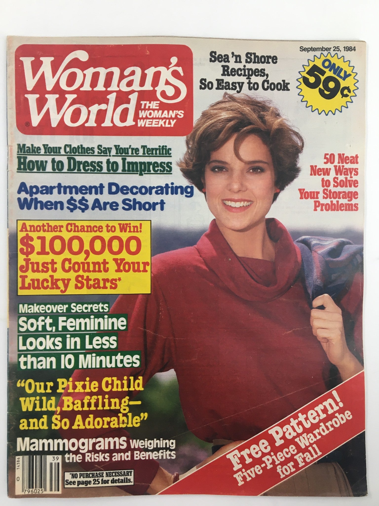 Woman's World Magazine September 25 1984 How To Dress To Impress No Label