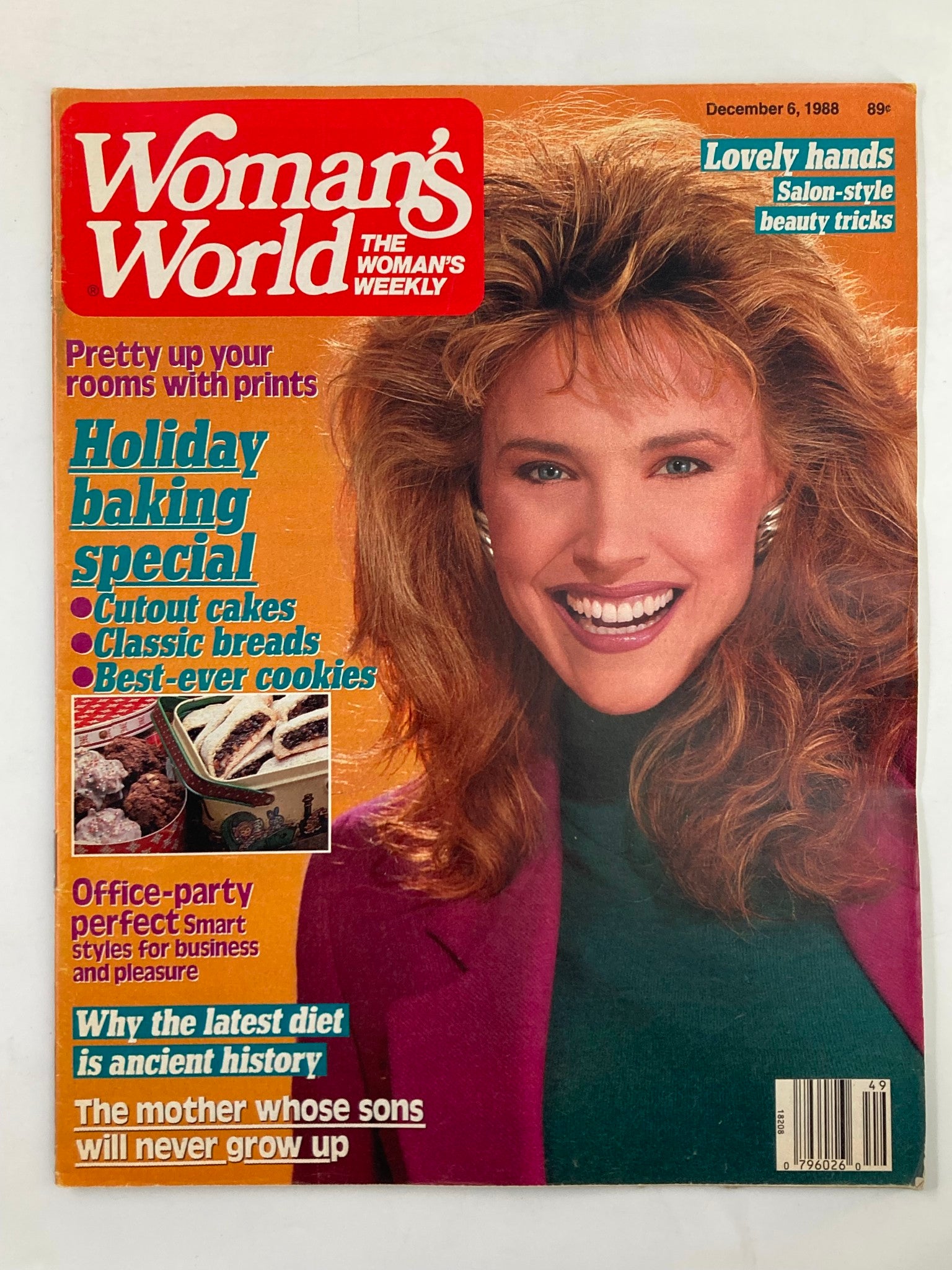 Woman's World Magazine December 6 1988 Office-Party Perfect Styles No Label