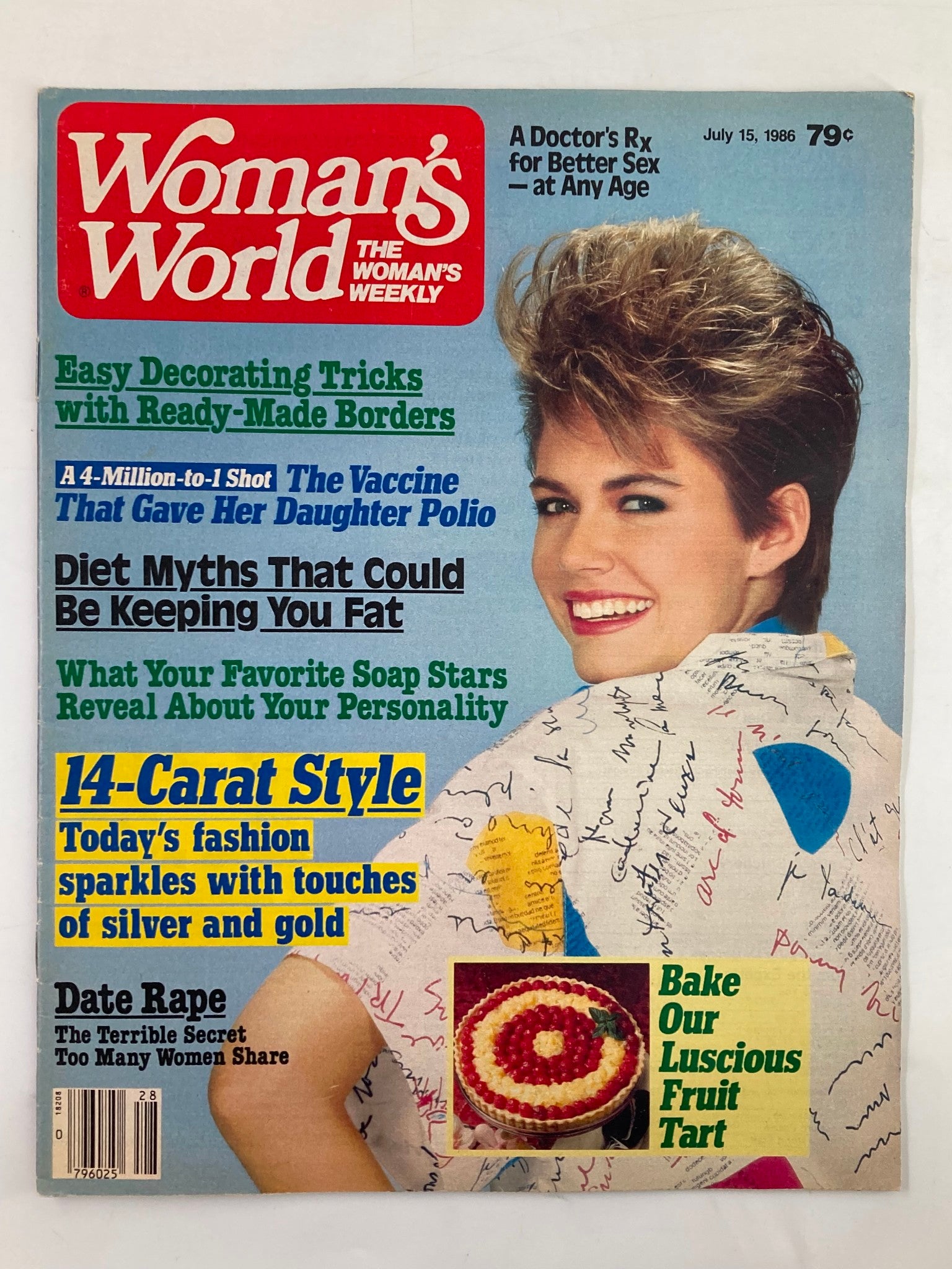 Woman's World Magazine July 15 1986 Easy Decorating Tricks No Label