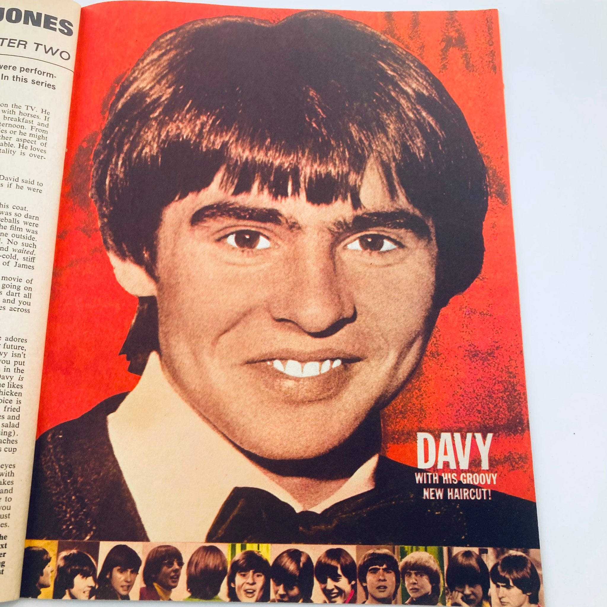 VTG 16 Magazine July 1967 Vol 9 No. 2 Davy Jones, The Monkees No Label