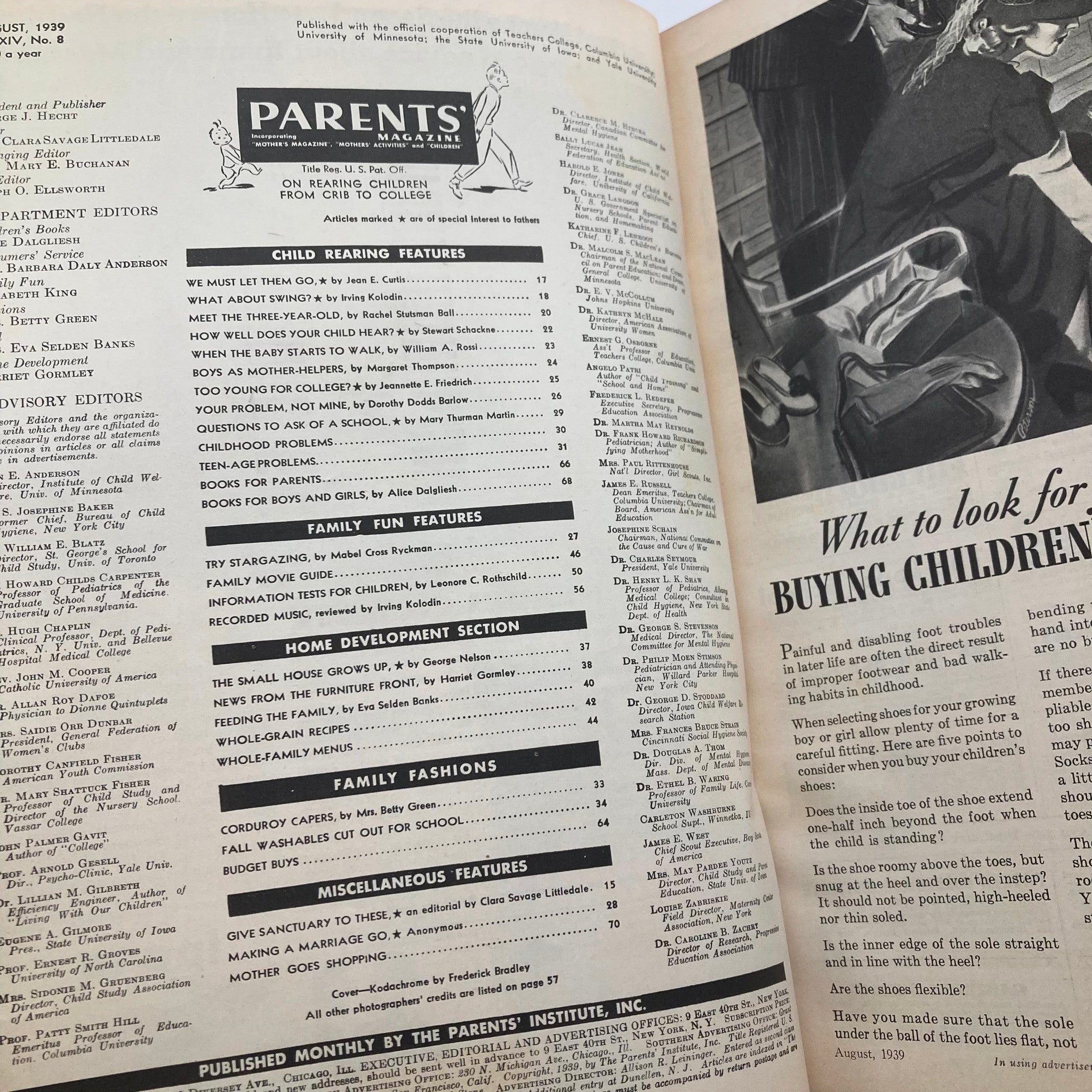 VTG Parents' Magazine August 1939 How Well Does Your Child Hear?