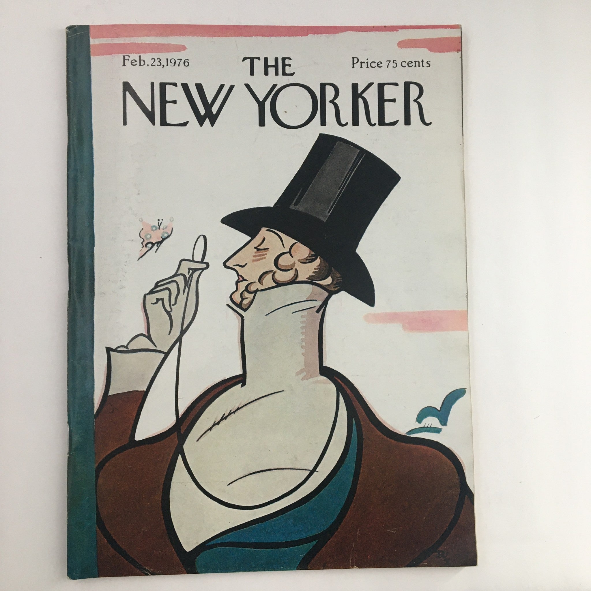 The New Yorker Magazine February 23 1976 Full Cover Theme of Rea Irvin No Label