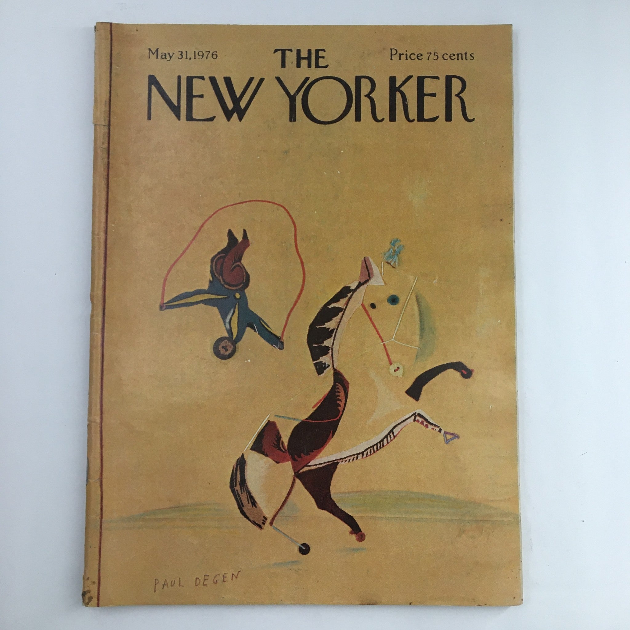 The New Yorker Magazine May 31 1976 A Circus Performer by Paul Degen No Label