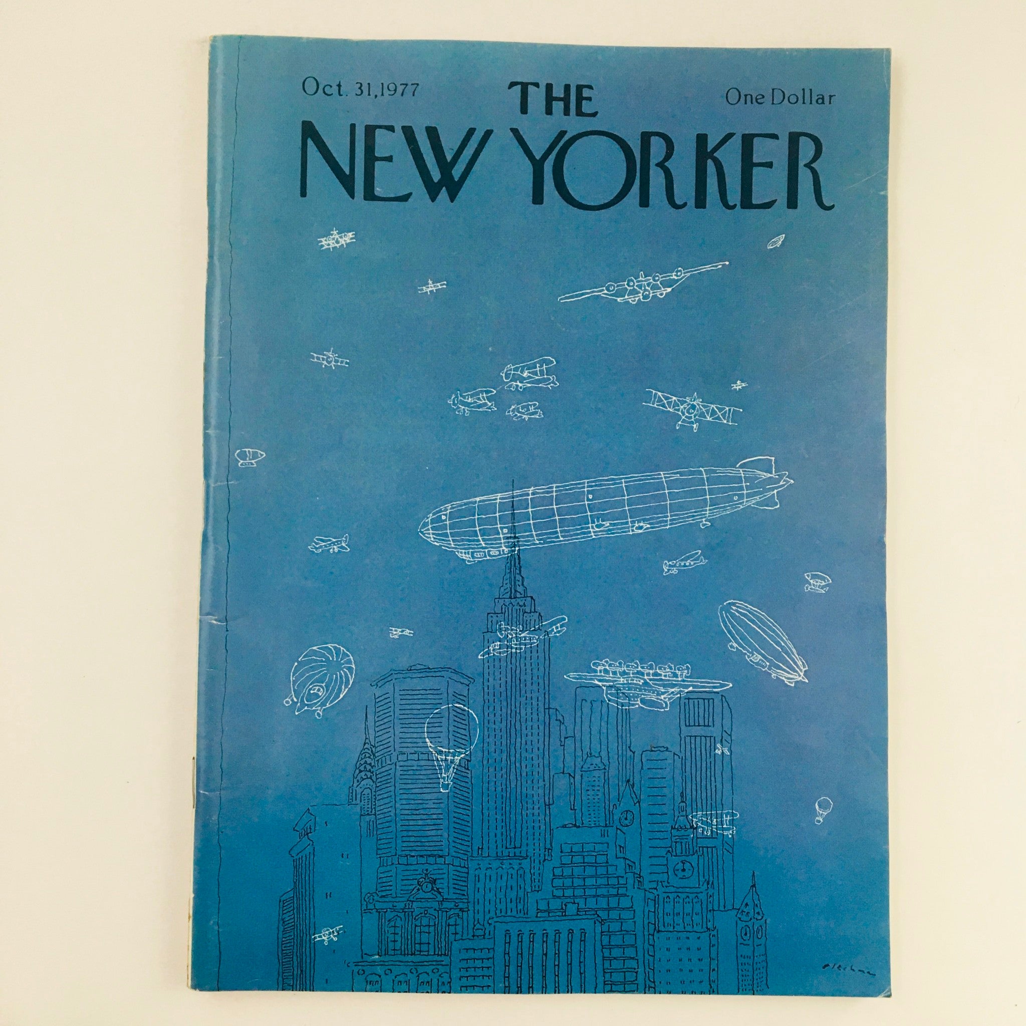 The New Yorker Magazine October 31 1977 Unguided Tour by R.O. Blechman No Label