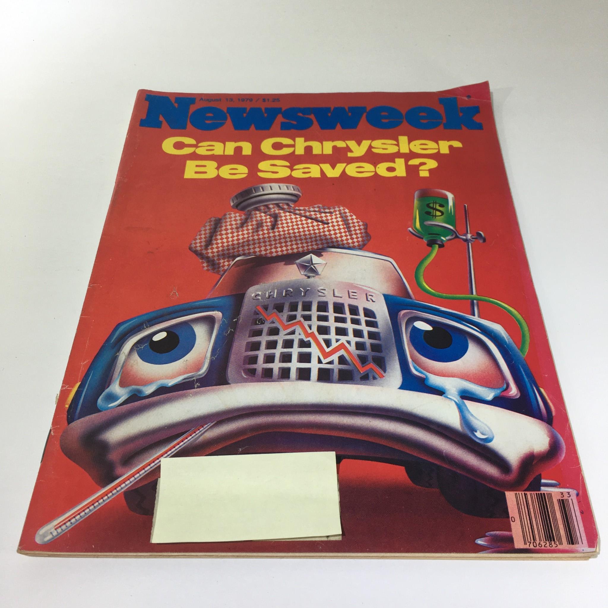 Newsweek Magazine: August 13 1979 - Can Chrysler Be Saved?