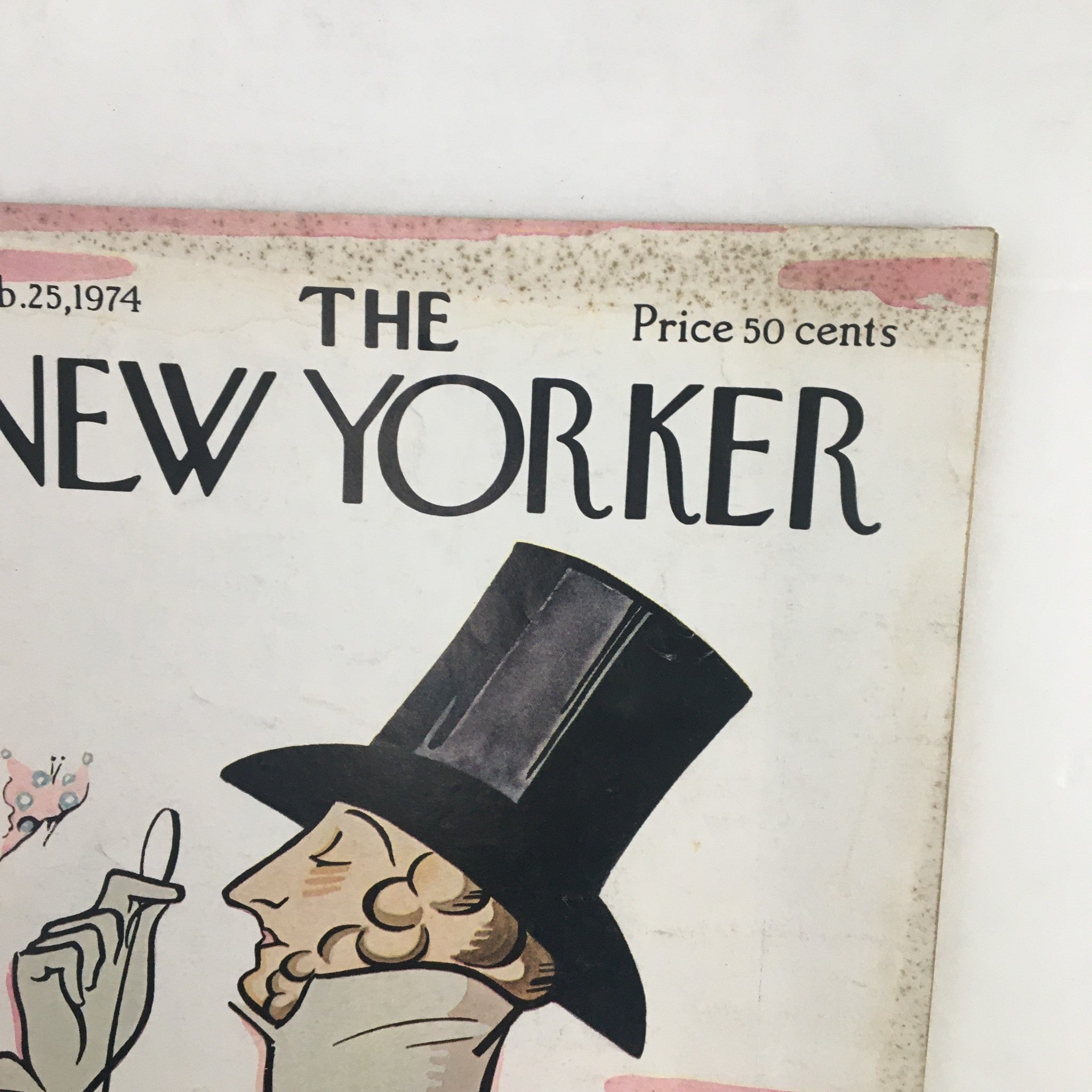 The New Yorker Magazine February 25 1974 Theme Full Cover by Rea Irvin No Label