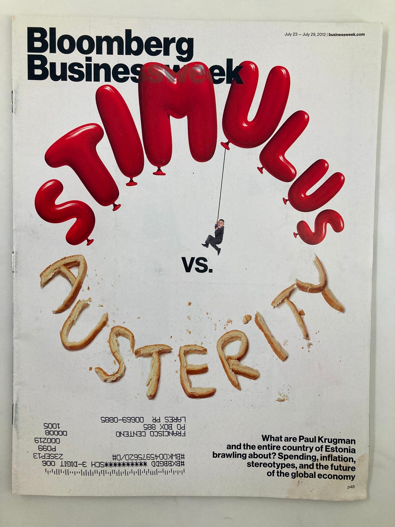 Bloomberg Businessweek Magazine July 23 2012 Stimulus vs Austerity