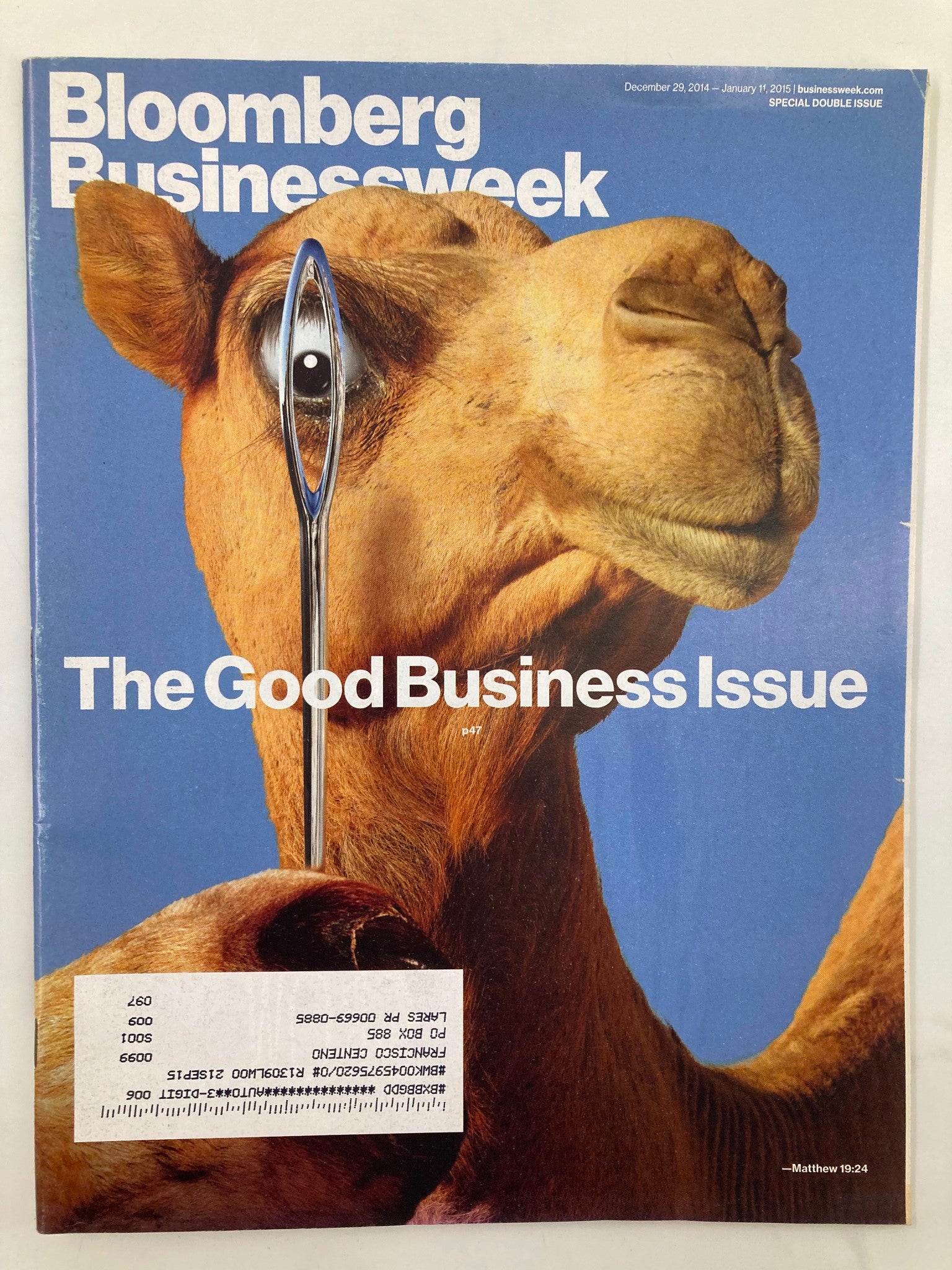 Bloomberg Businessweek Magazine December 29 2014 The Good Business Issue