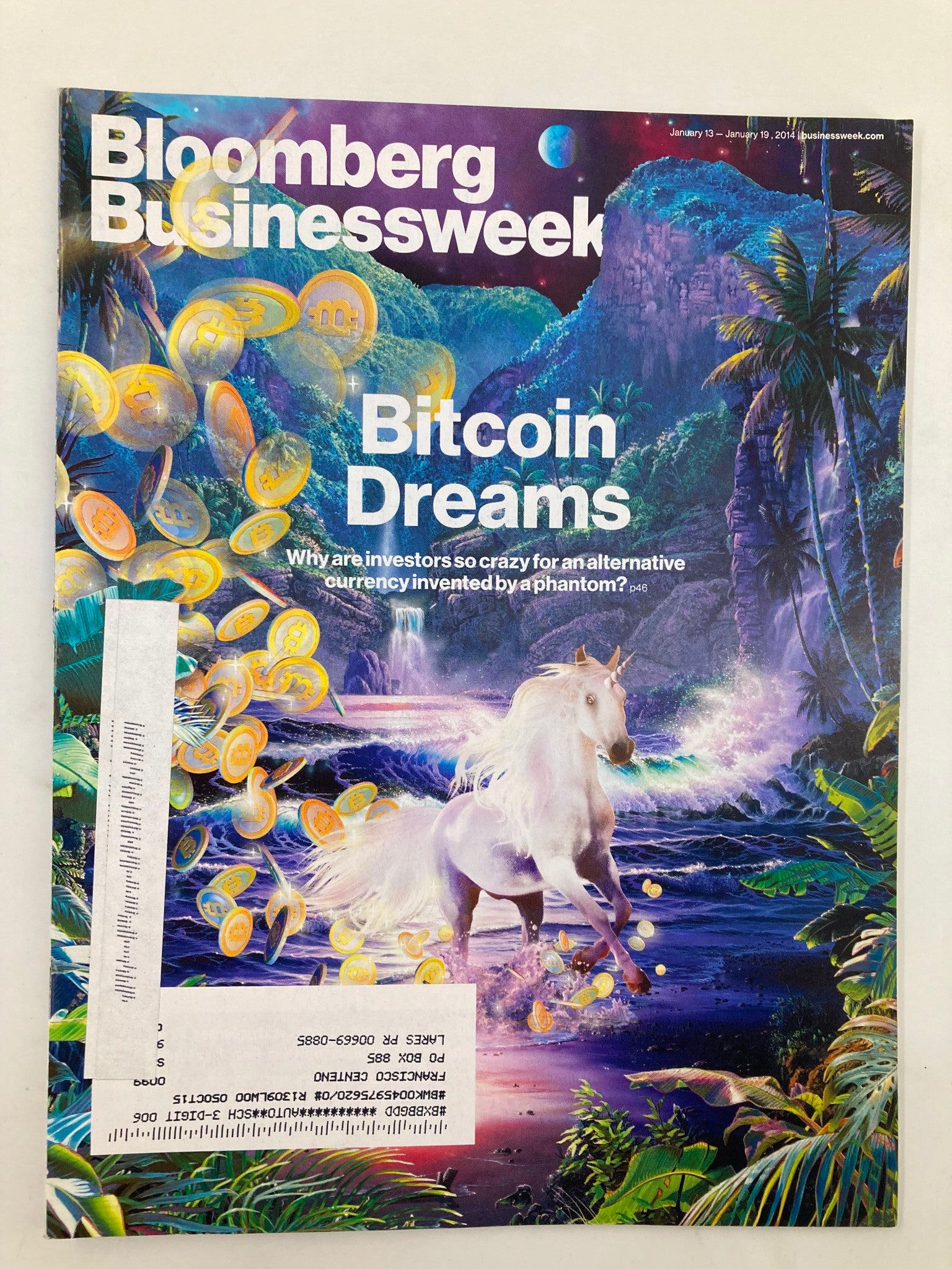 Bloomberg Businessweek Magazine January 13 2014 Bitcoin Dreams Currency