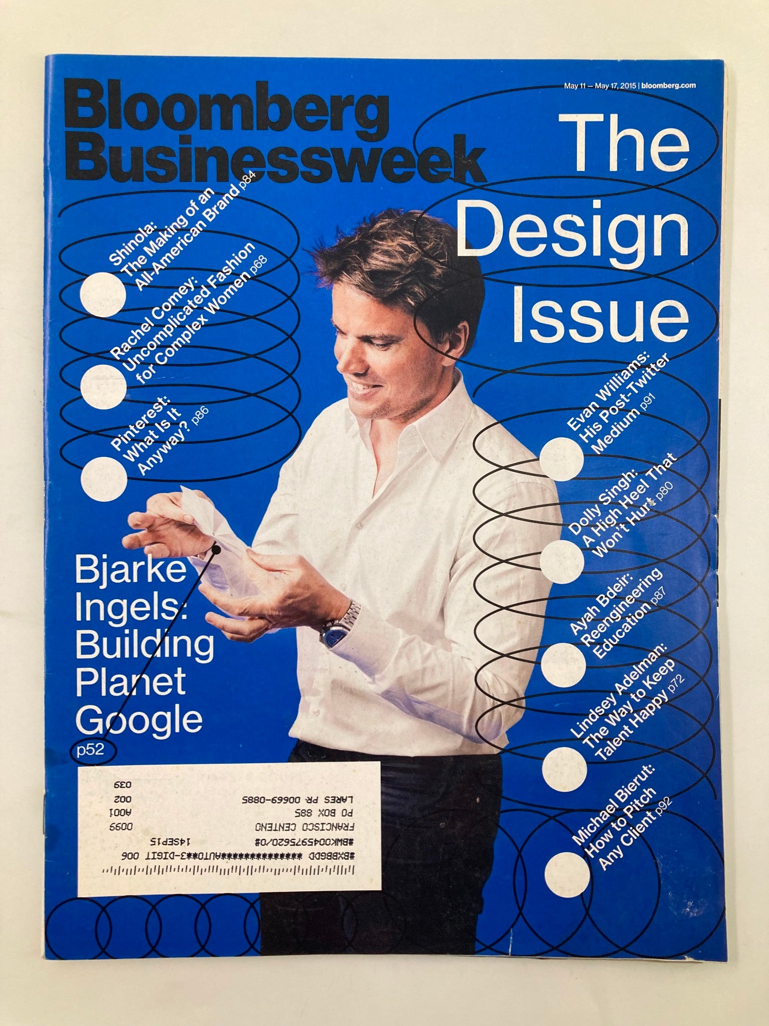 Bloomberg Businessweek Magazine May 11 2015 Bjarke Ingels Building Planet Google