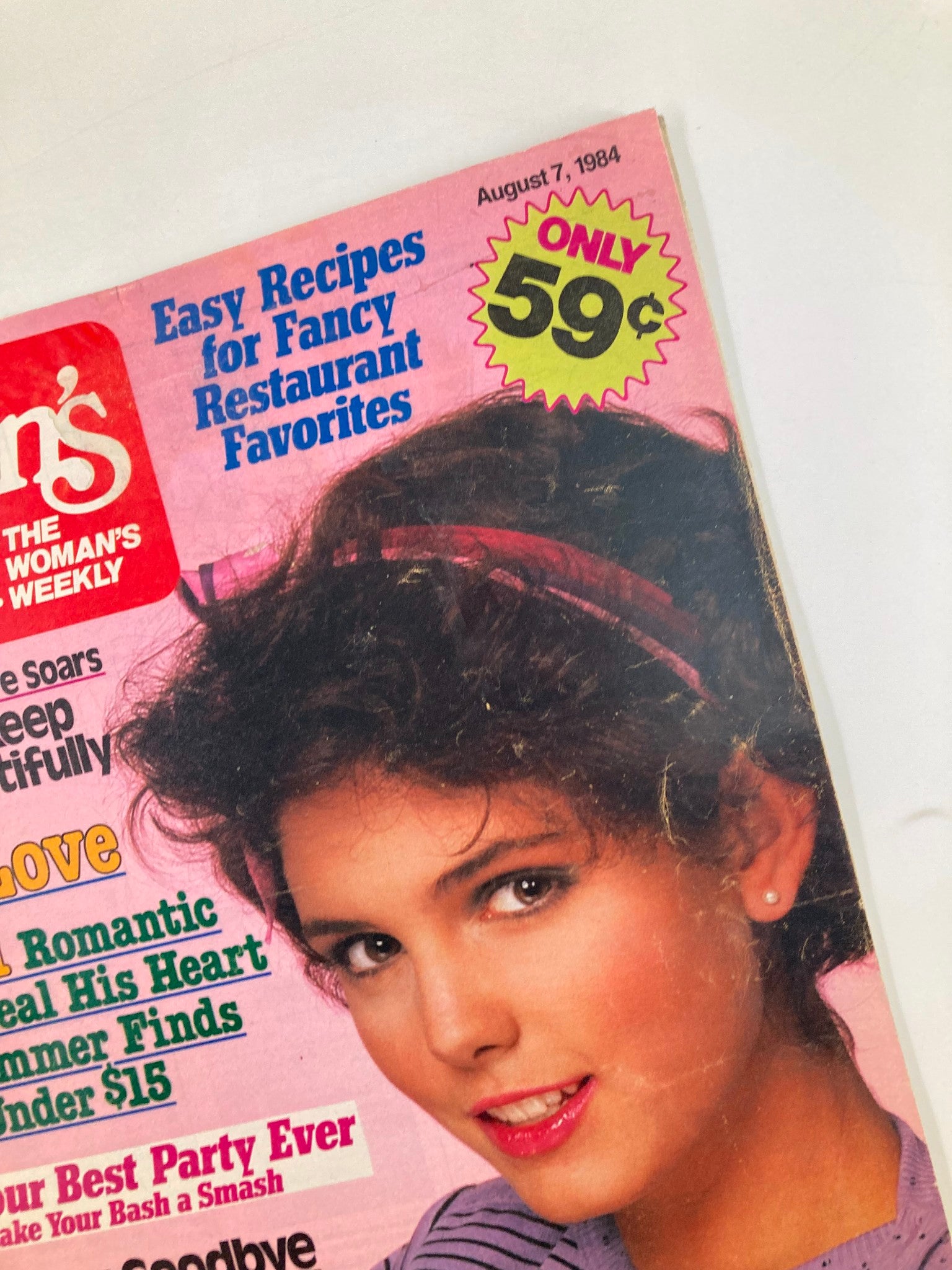 Woman's World Magazine August 7 1984 How You Say Goodbye No Label