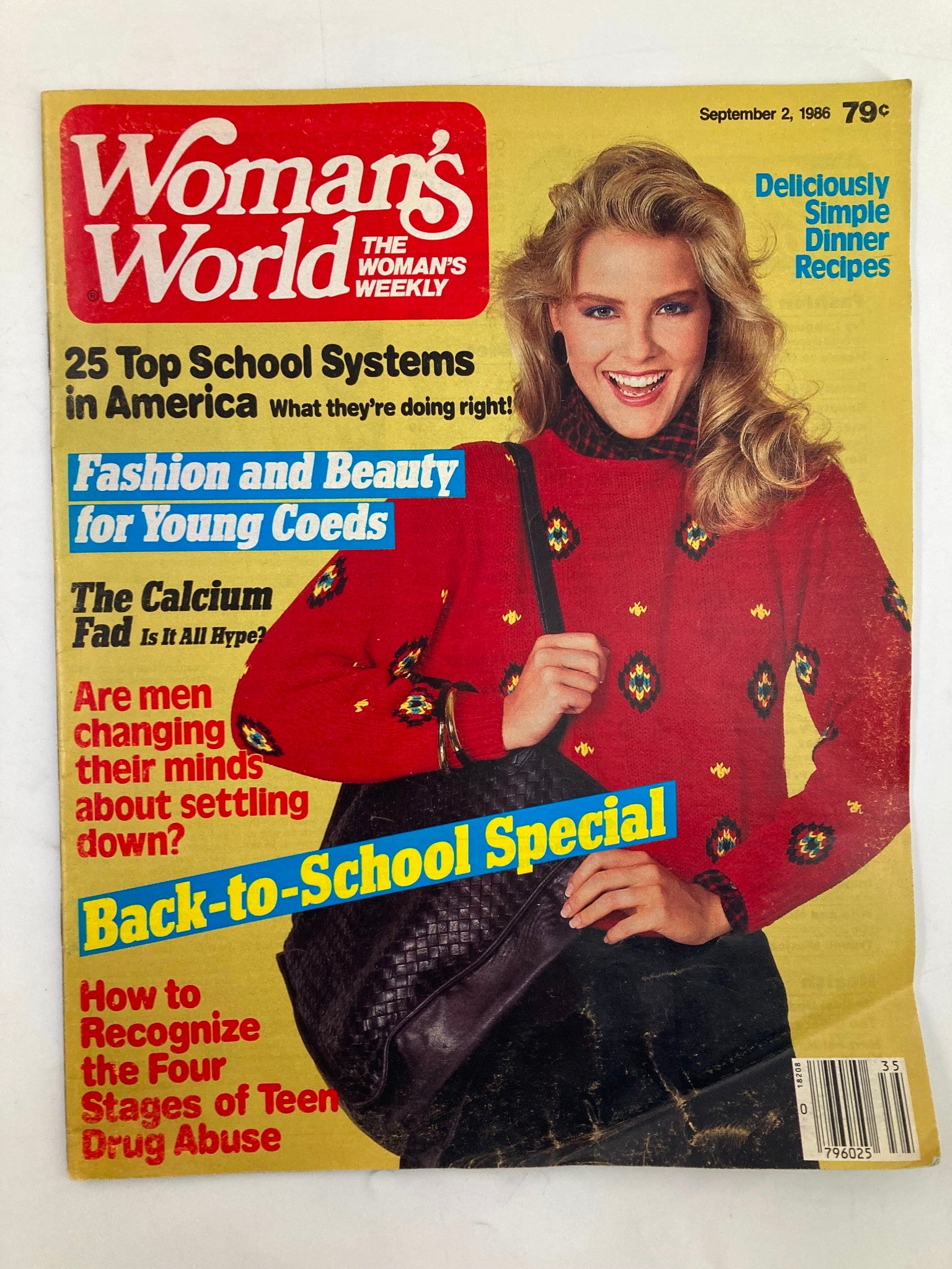 Woman's World Magazine September 2 1986 Top School System in America No Label