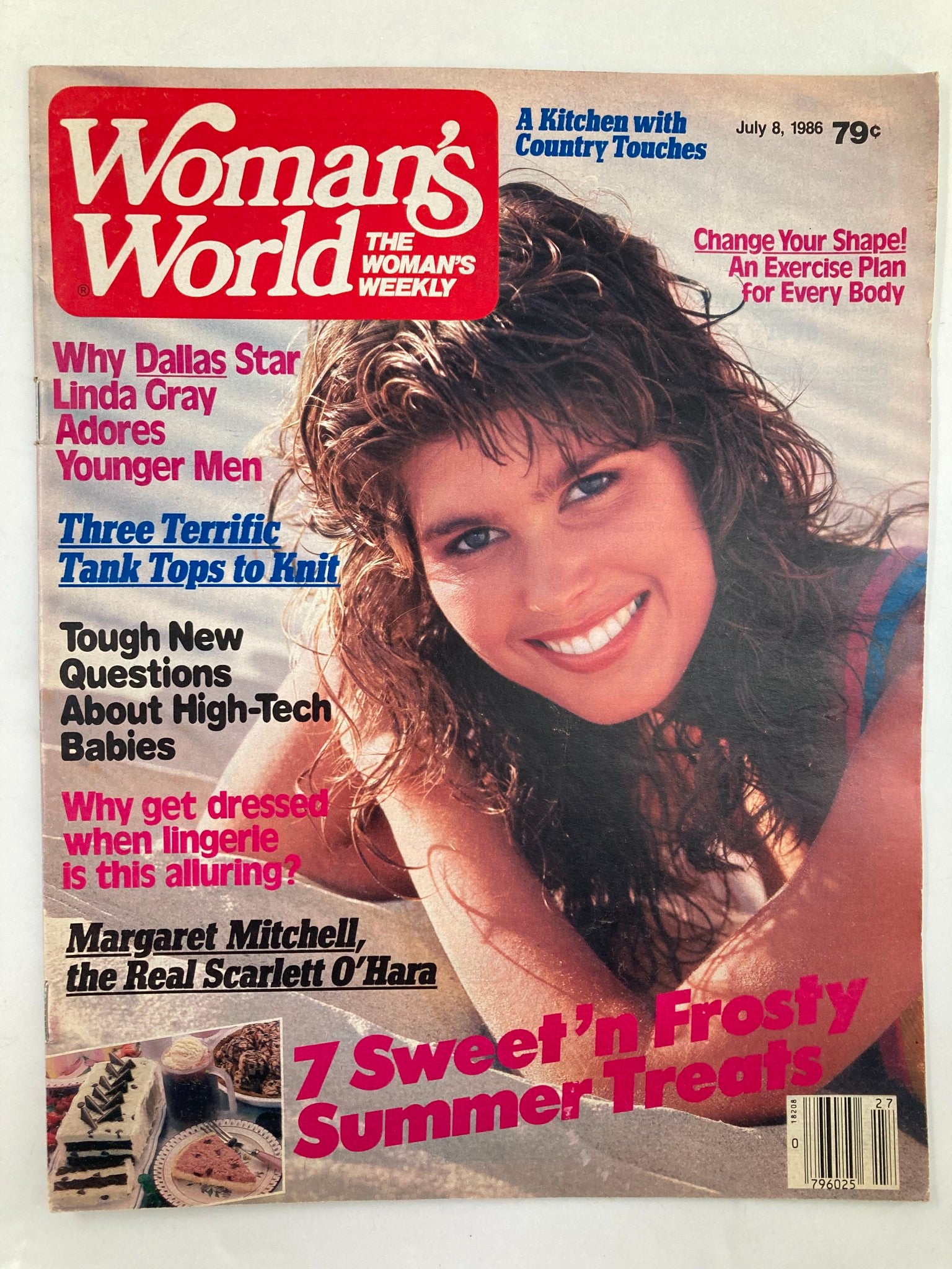 Woman's World Magazine July 8 1986 Margaret Mitchell Real Scarlett No Label