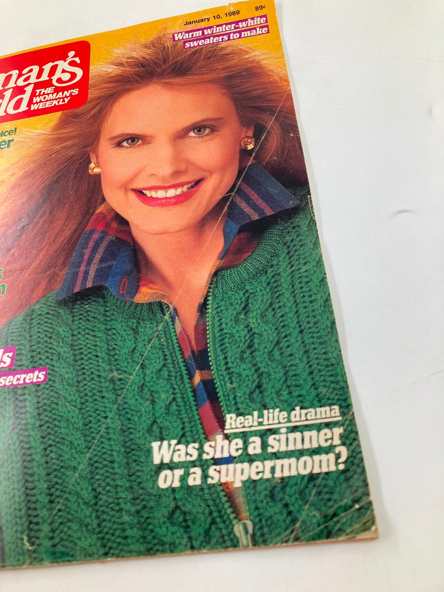 Woman's World Magazine January 10 1989 How To Raise Super-Smart Kids No Label