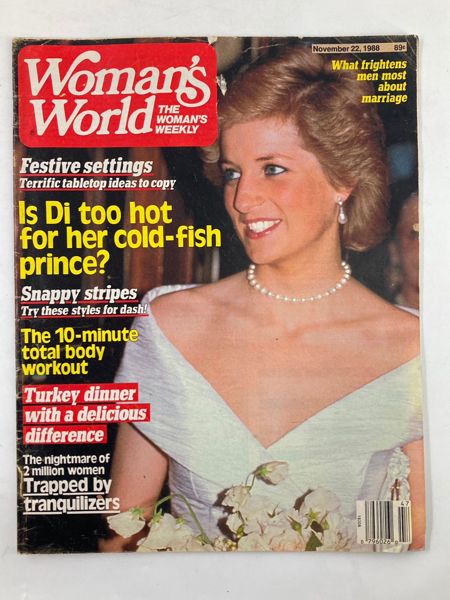 Woman's World Magazine November 22 1988 Princess Diana No Label